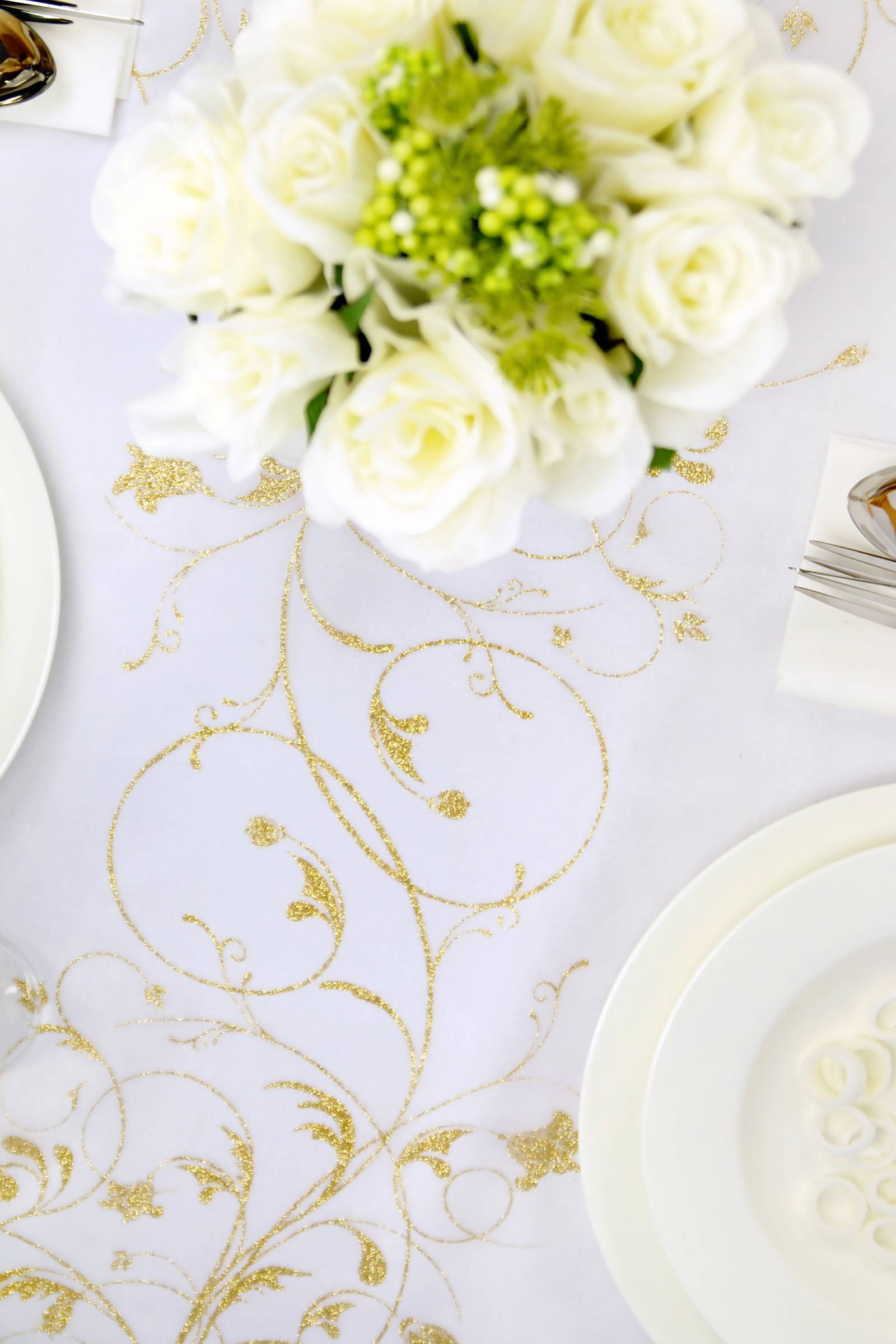 Lambrekin komunijny - złoty ornament 1 - obraz 0