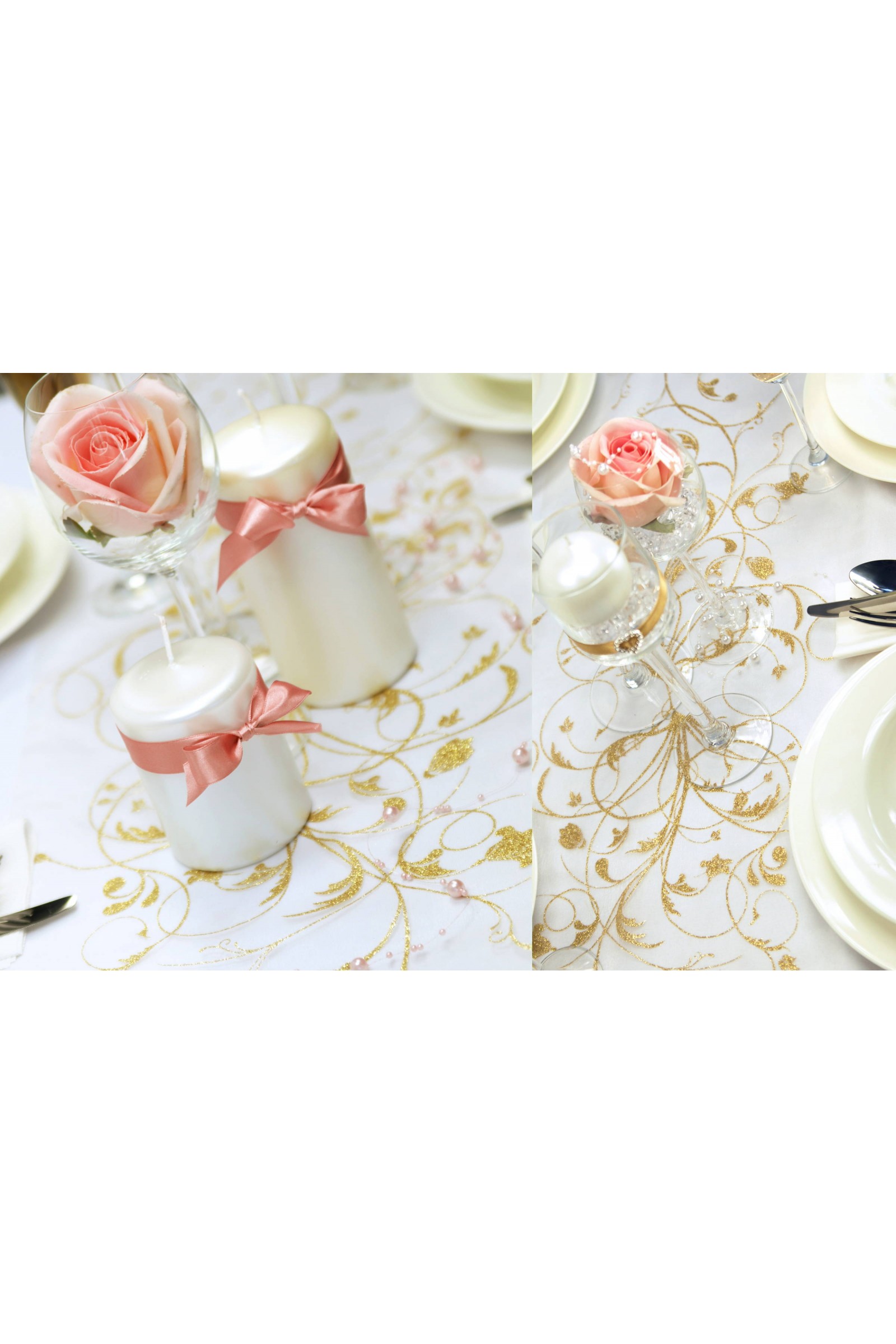 Lambrekin komunijny - złoty ornament 1 - obraz 4