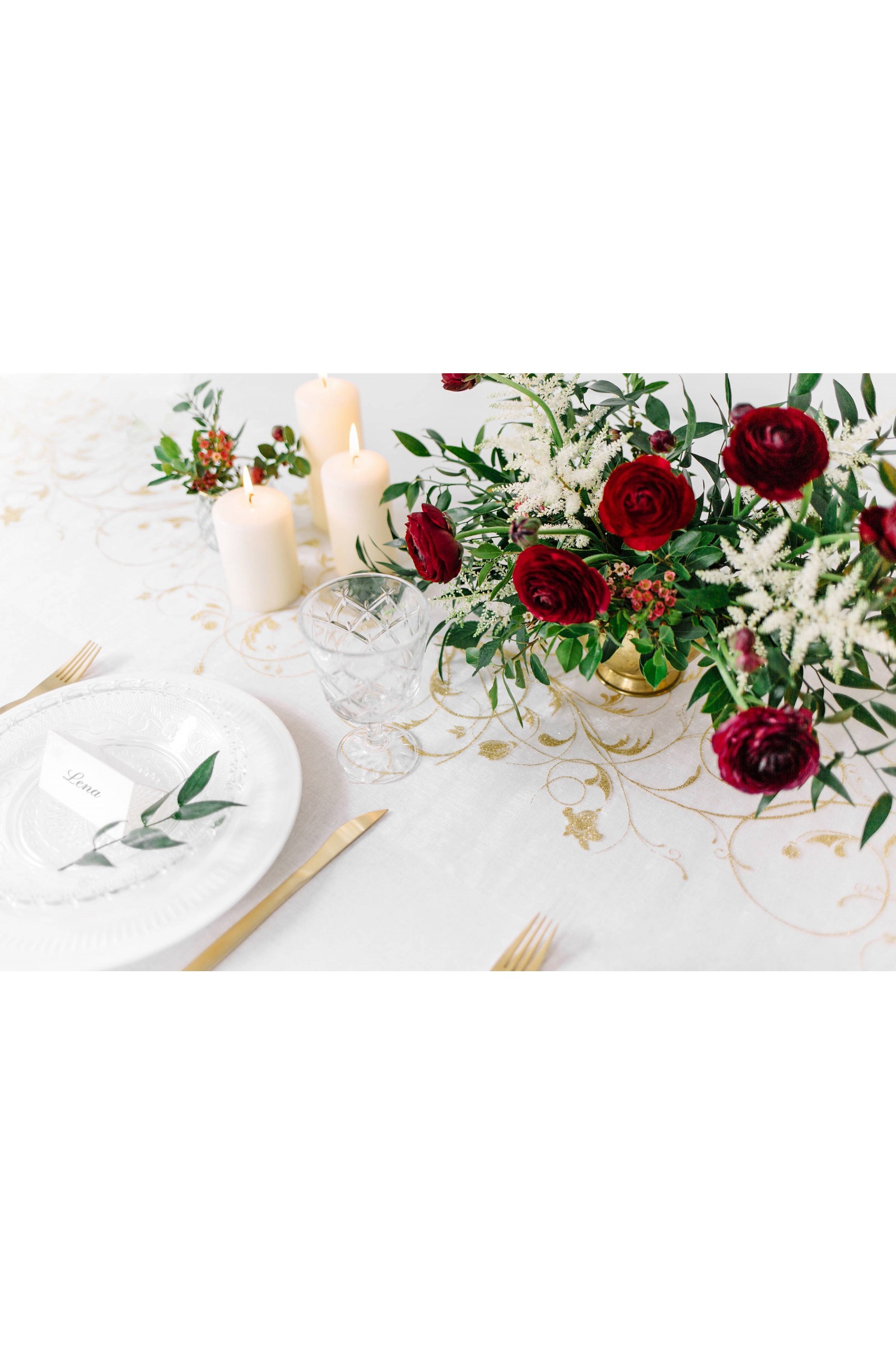 Lambrekin komunijny - złoty ornament 1 - obraz 5