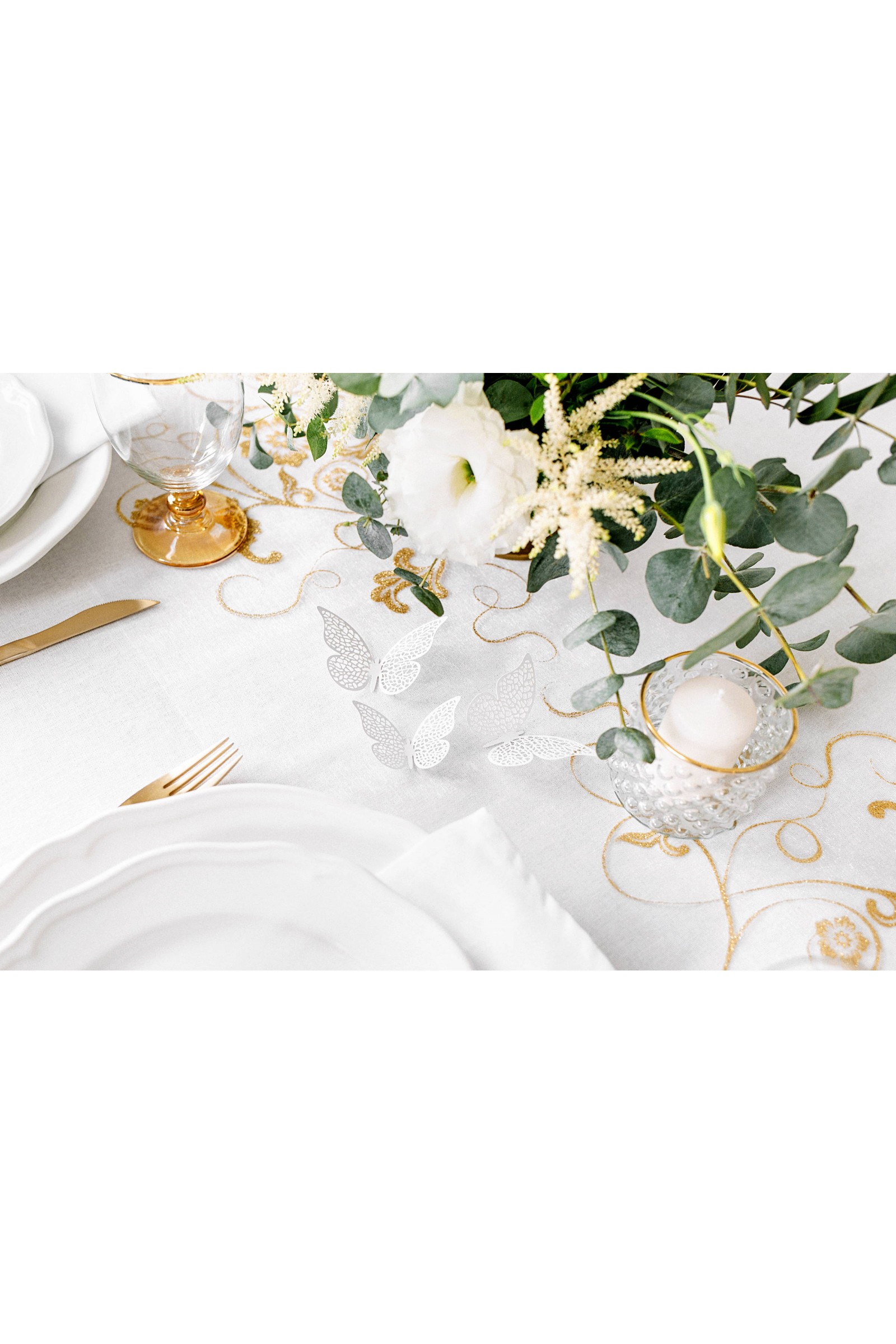 Lambrekin komunijny - złoty ornament 2 - obraz 2