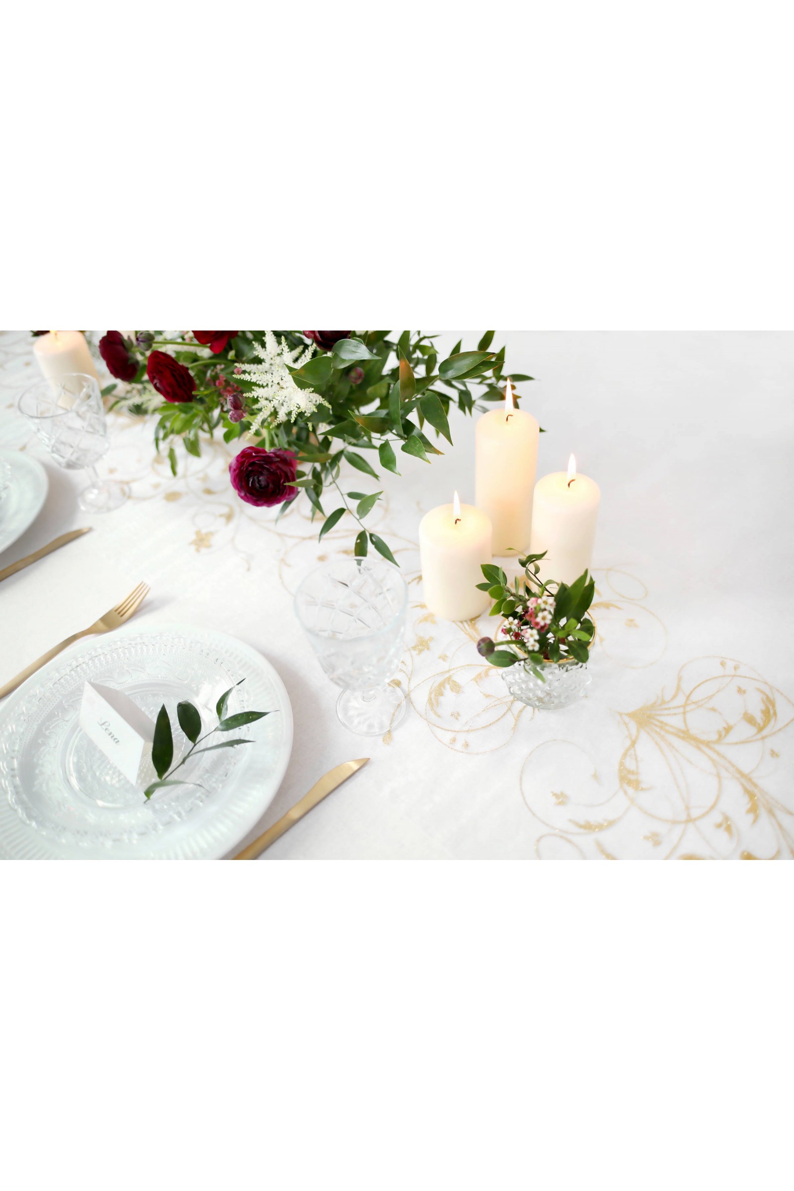 Lambrekin komunijny - złoty ornament 1 - obraz 6