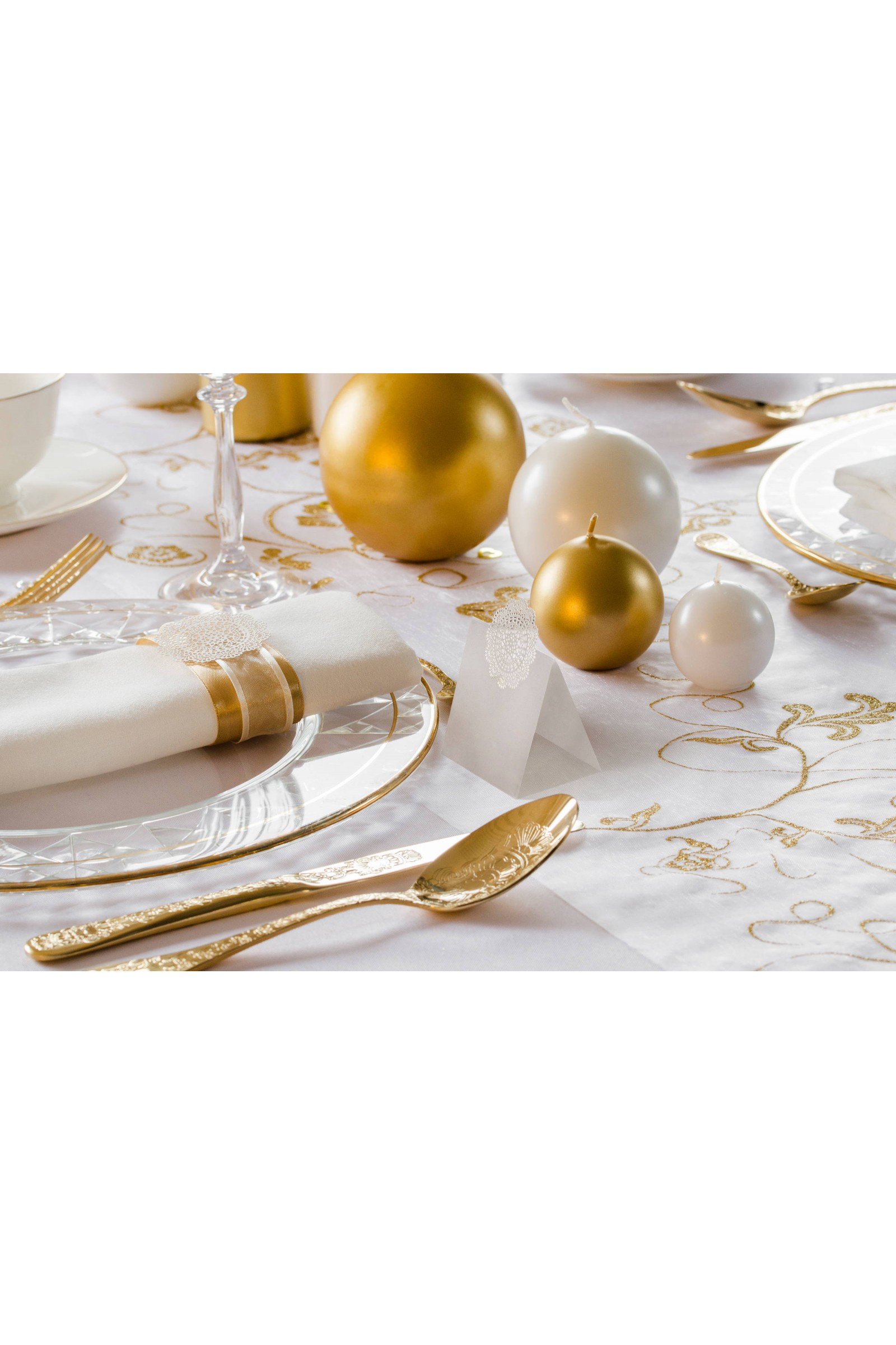 Lambrekin komunijny - złoty ornament 2 - obraz 4