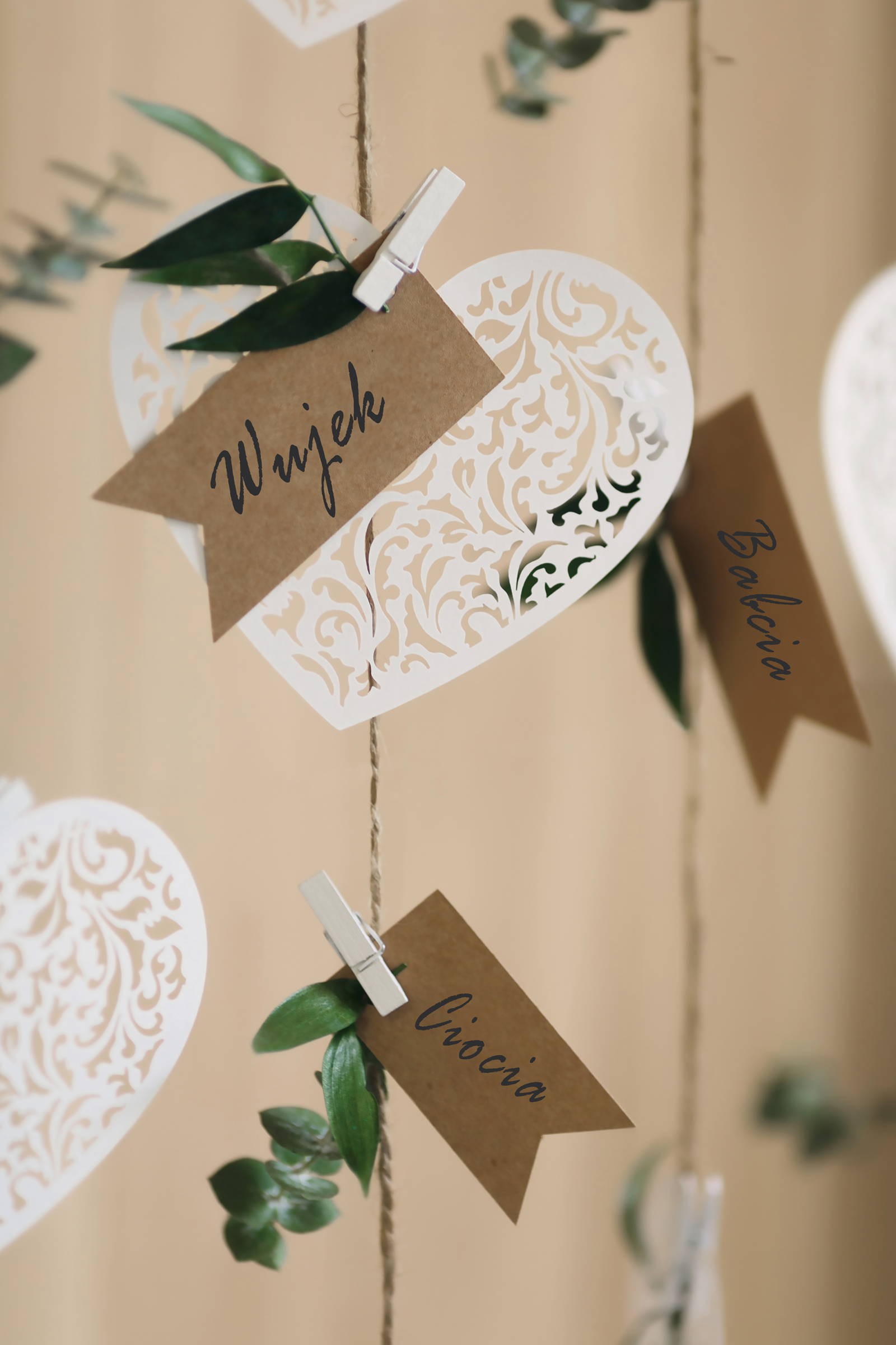 Winietki komunijne - duże Serce - obraz 1