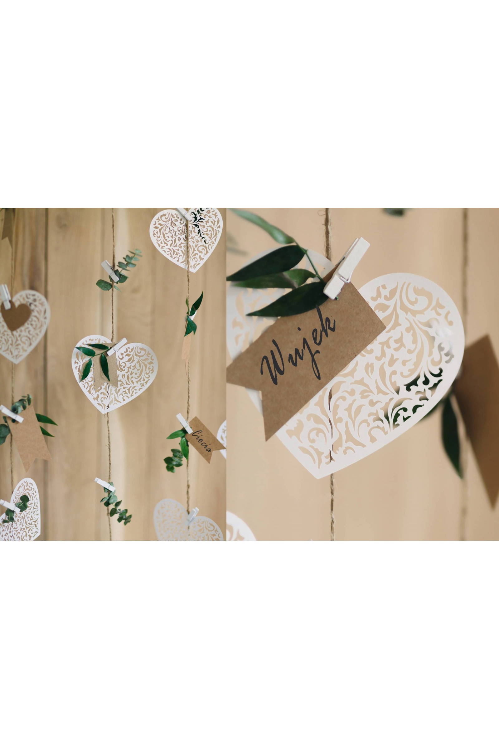 Winietki komunijne - duże Serce - obraz 0