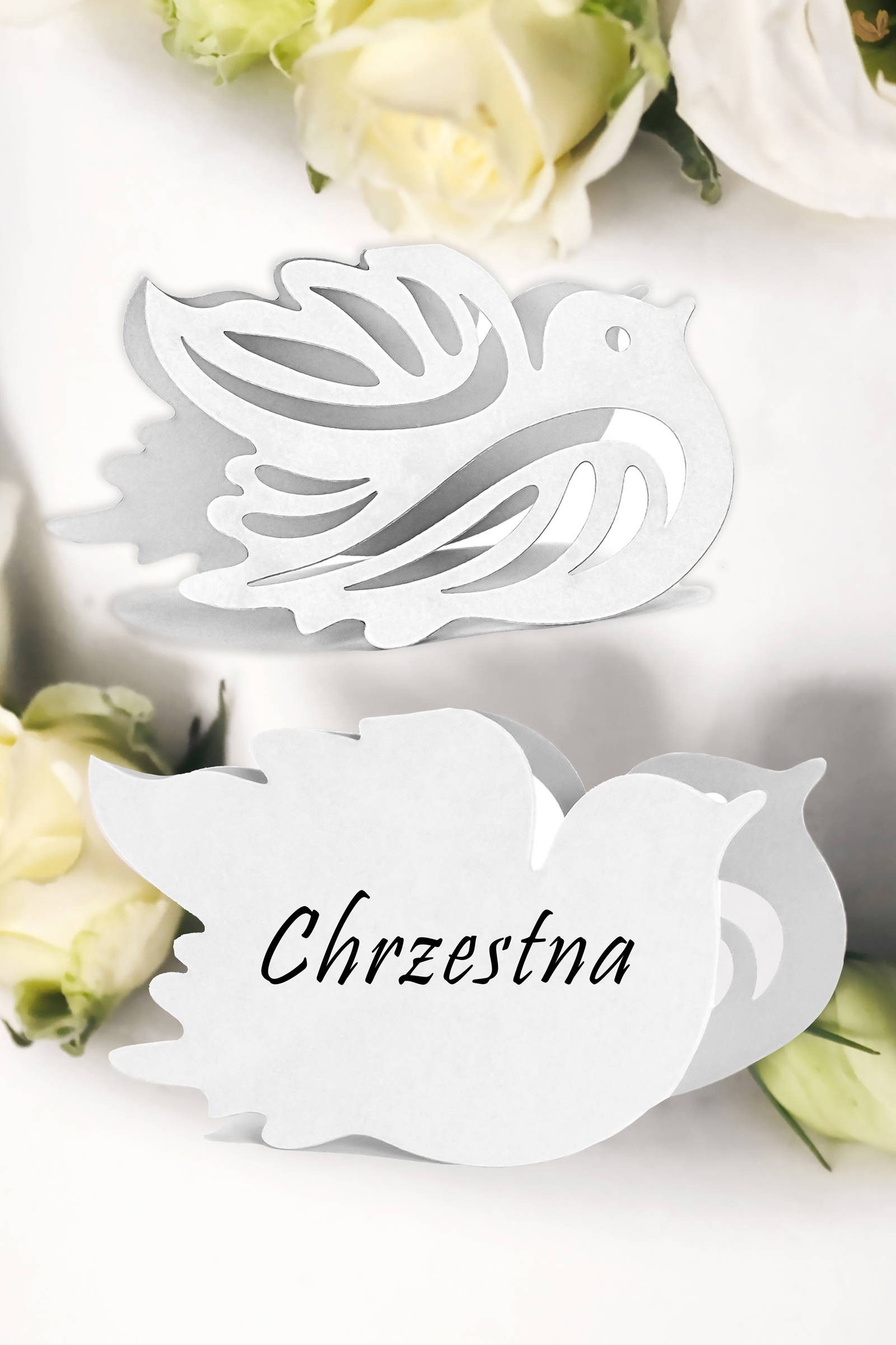 Winietki komunijne - gołąbek - obraz 0