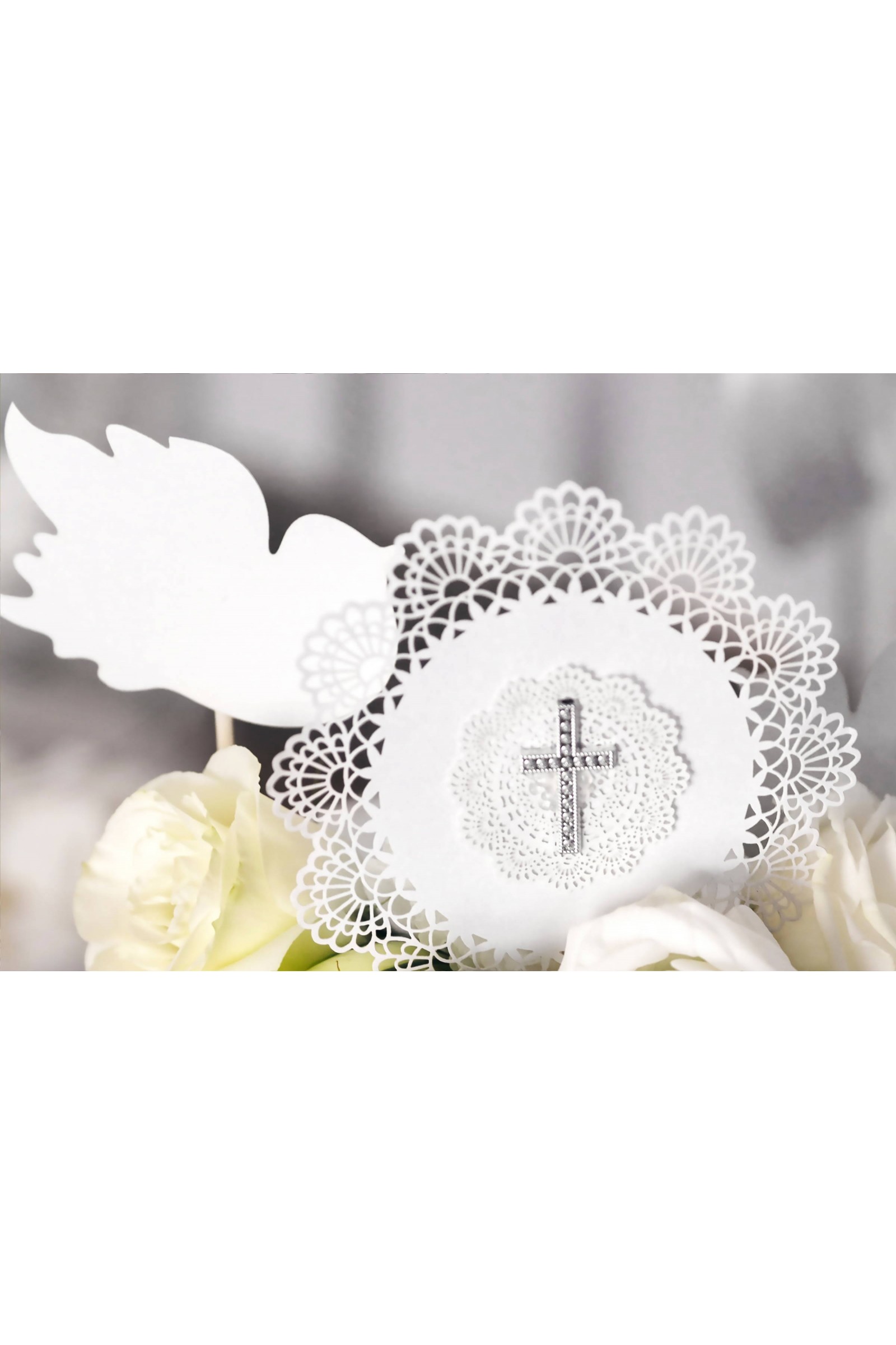 Winietki komunijne - gołąbek - obraz 4