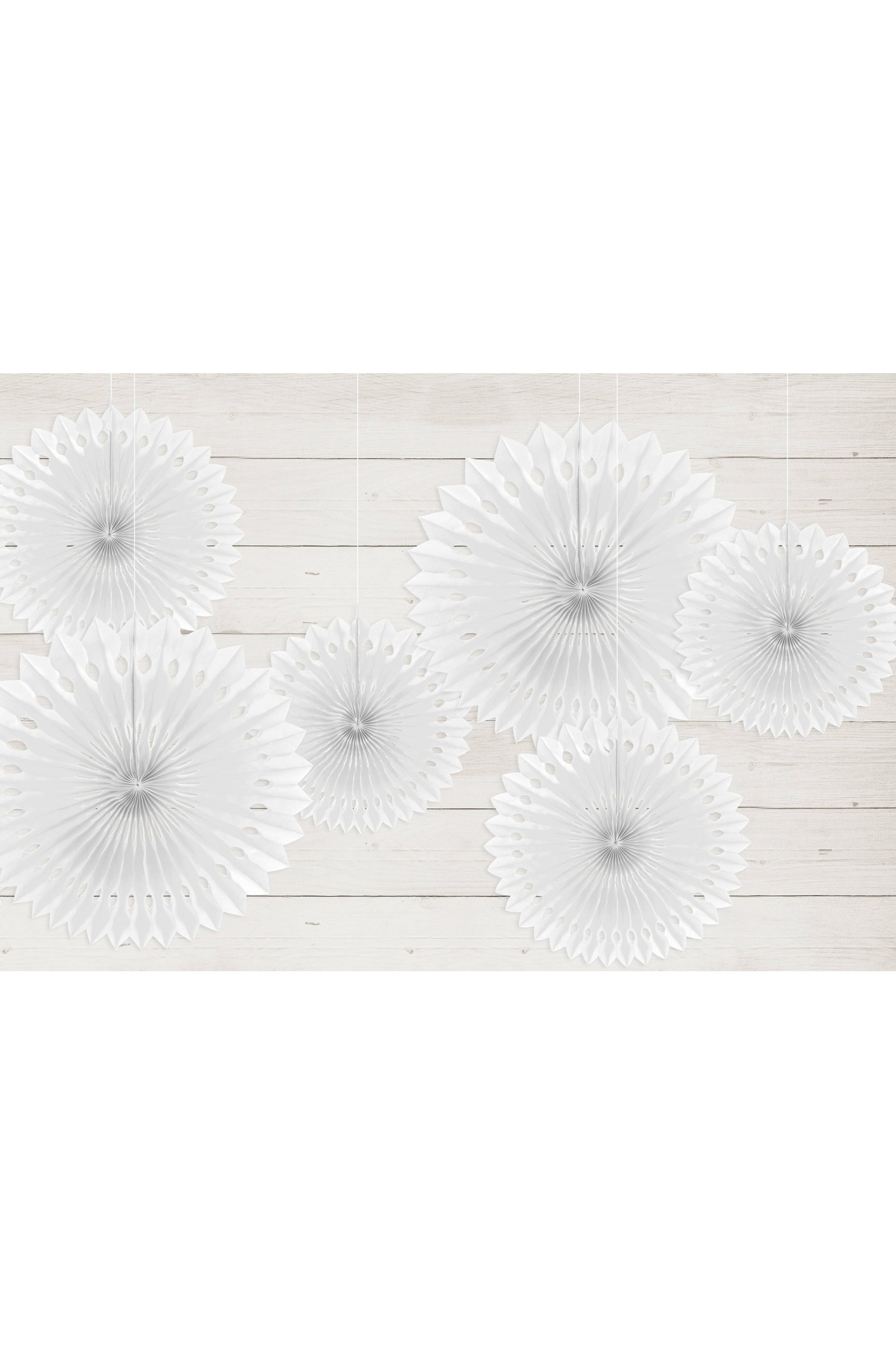 Dekoracje komunijne - białe rozety - komplet - obraz 4