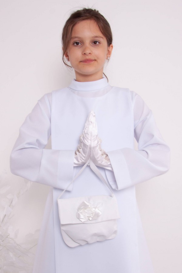 Alba komunijna 4/RH - z szkaplerzem (habitowa)