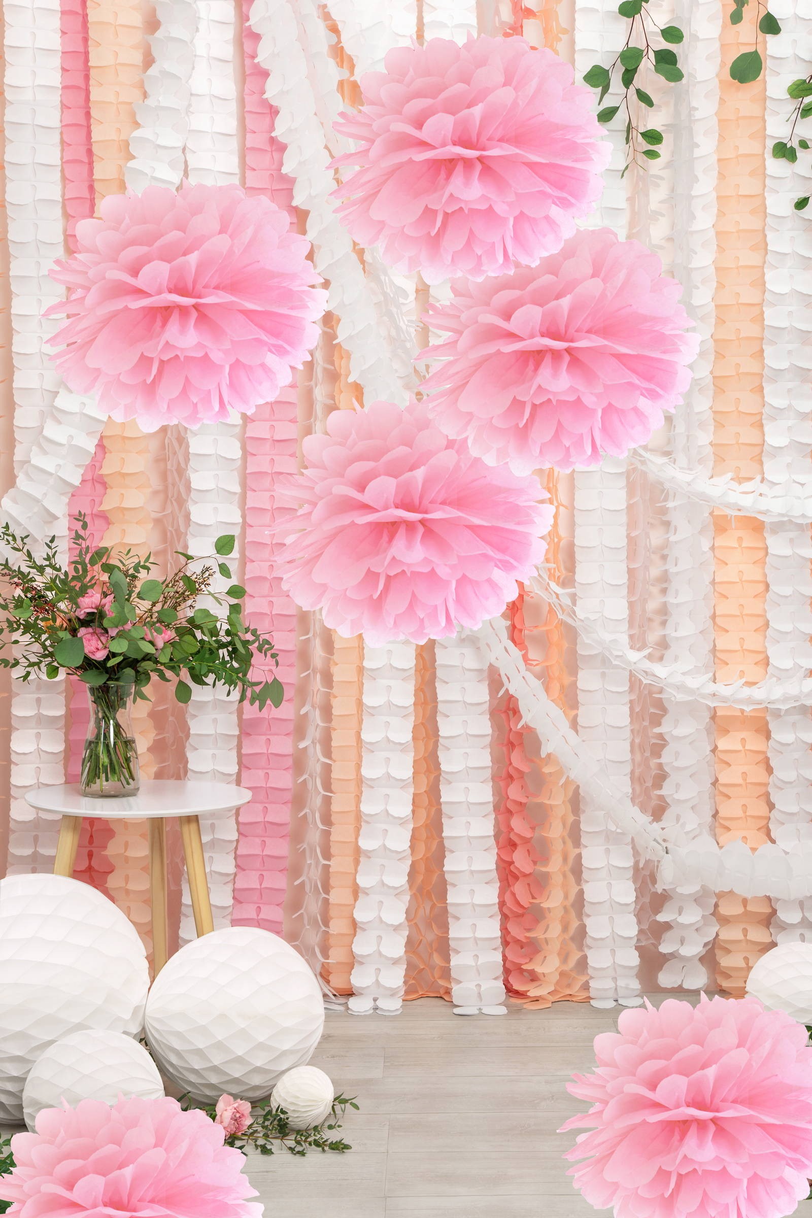 Kula dekoracyjna komunijna – różowa - obraz 0