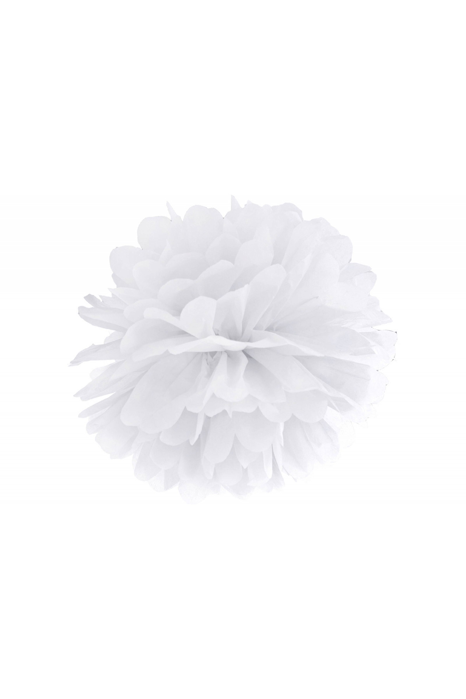 Kula dekoracyjna komunijna - biała - obraz 4