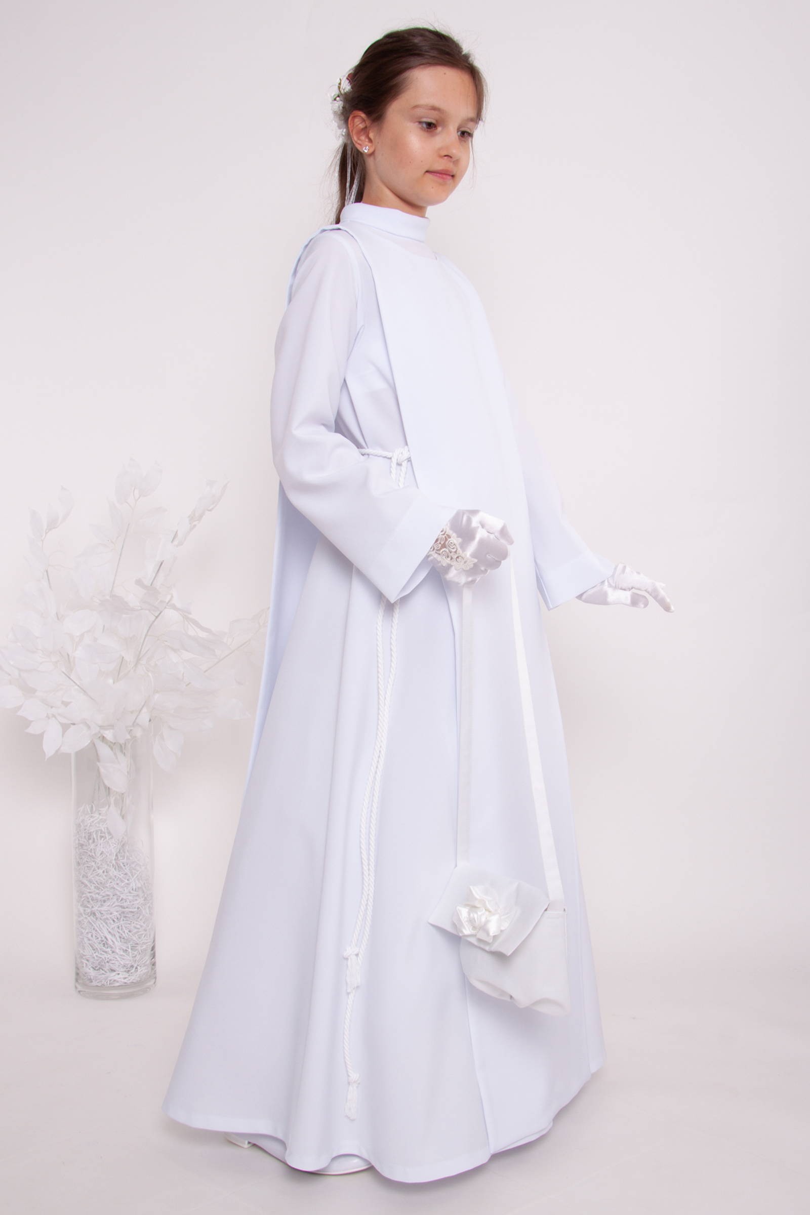 Alba komunijna 4/RH - z szkaplerzem (habitowa) - obraz 3