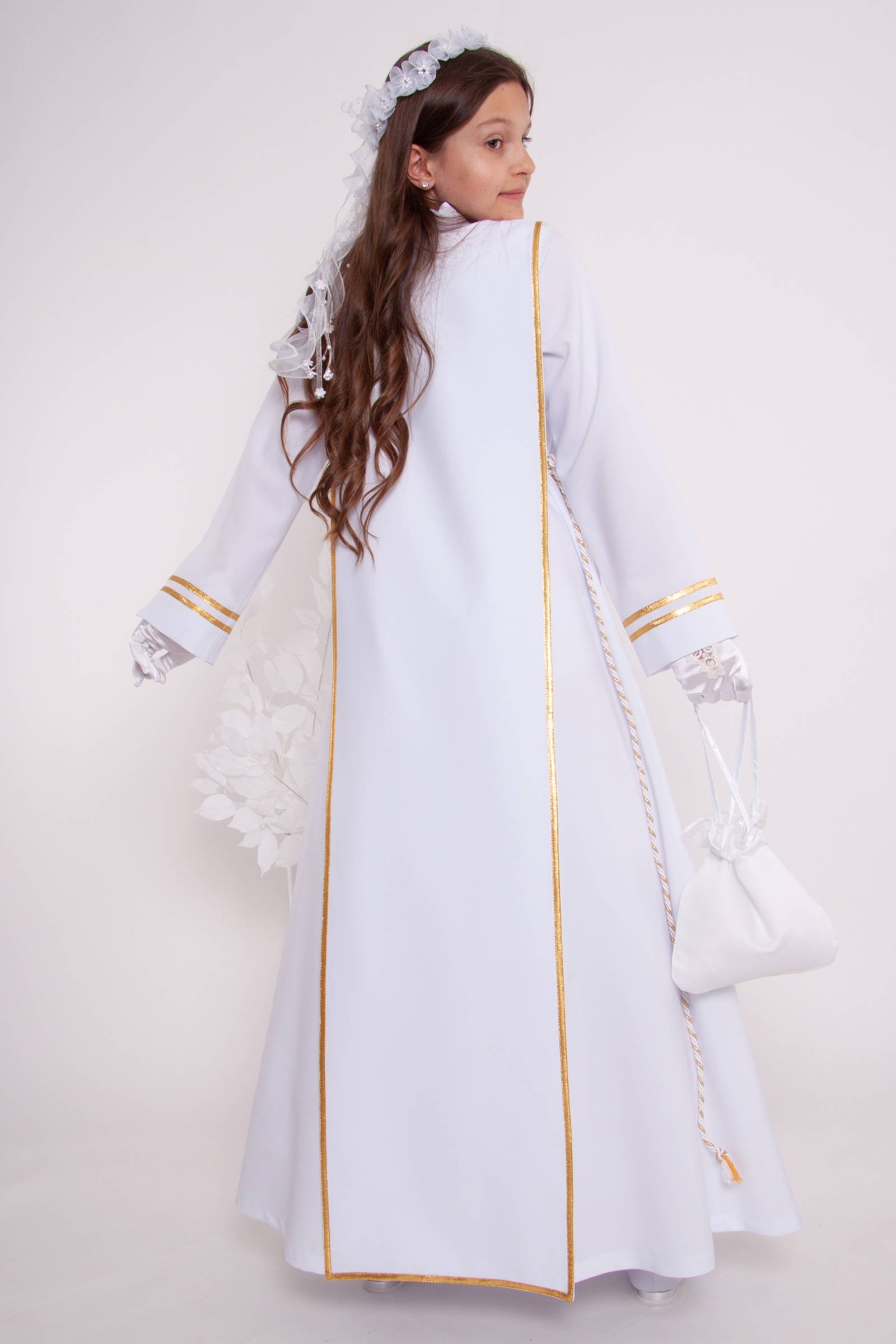 Alba komunijna 5/RH - z szkaplerzem (habitowa) - obraz 4