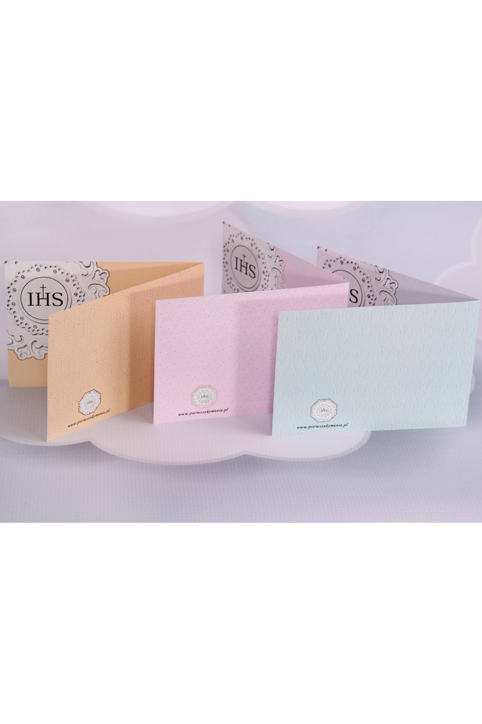 Personalizowane zaproszenia komunijne popularne - Rozetka 1 (a,b,c) - obraz 2