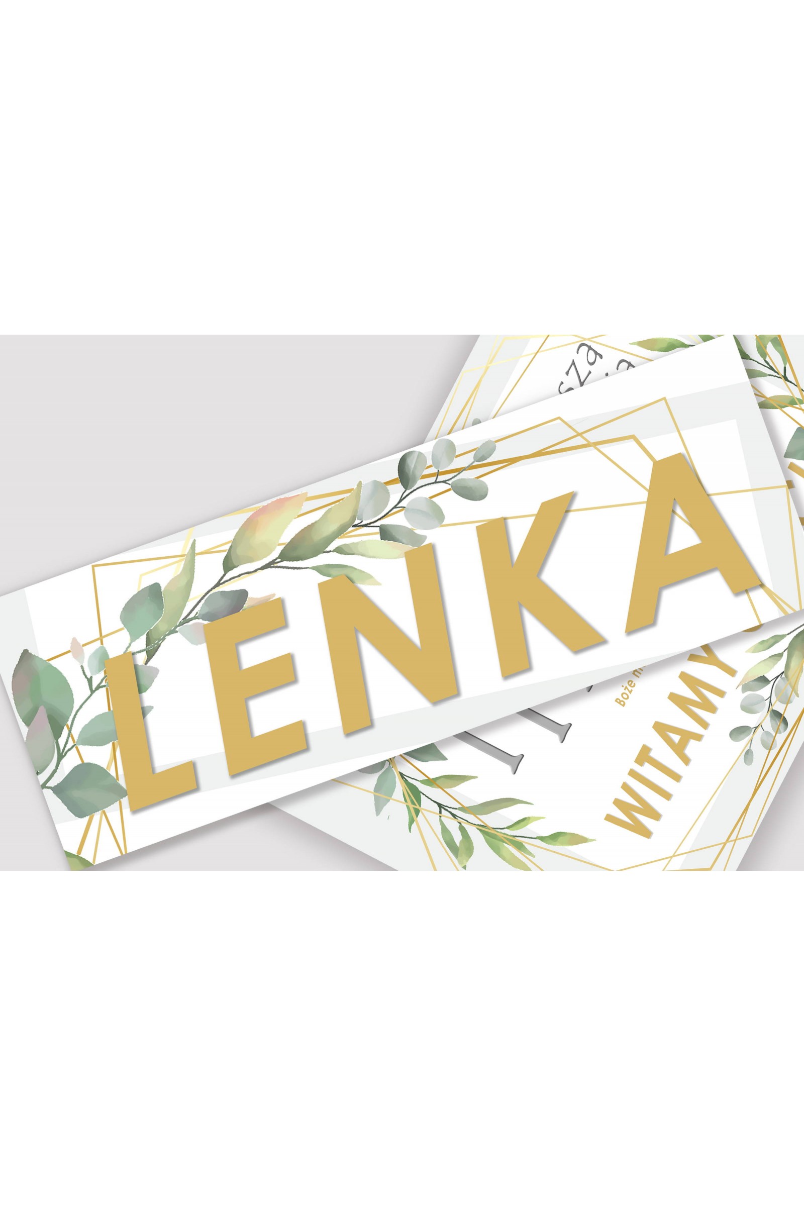 Personalizowany dekoracyjny zestaw komunijny - Zamglony poranek - obraz 2