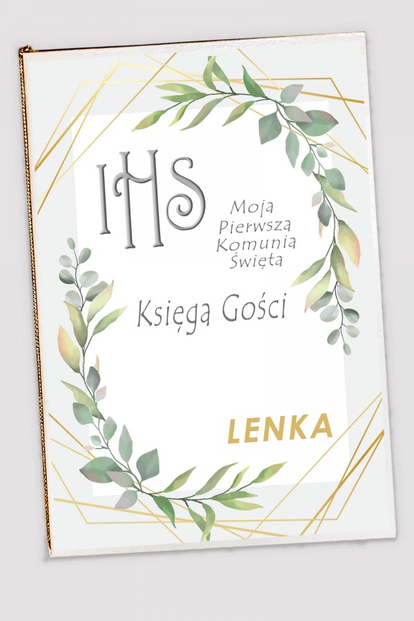 Personalizowana księga pamiątkowa komunijna - Zamglony poranek