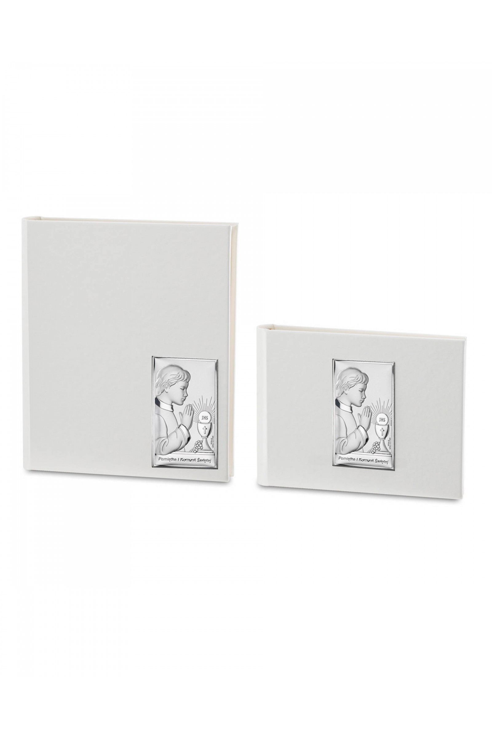 Album na zdjęcia z okazji I Komunii Św. z wizerunkiem chłopczykiem - obraz 0