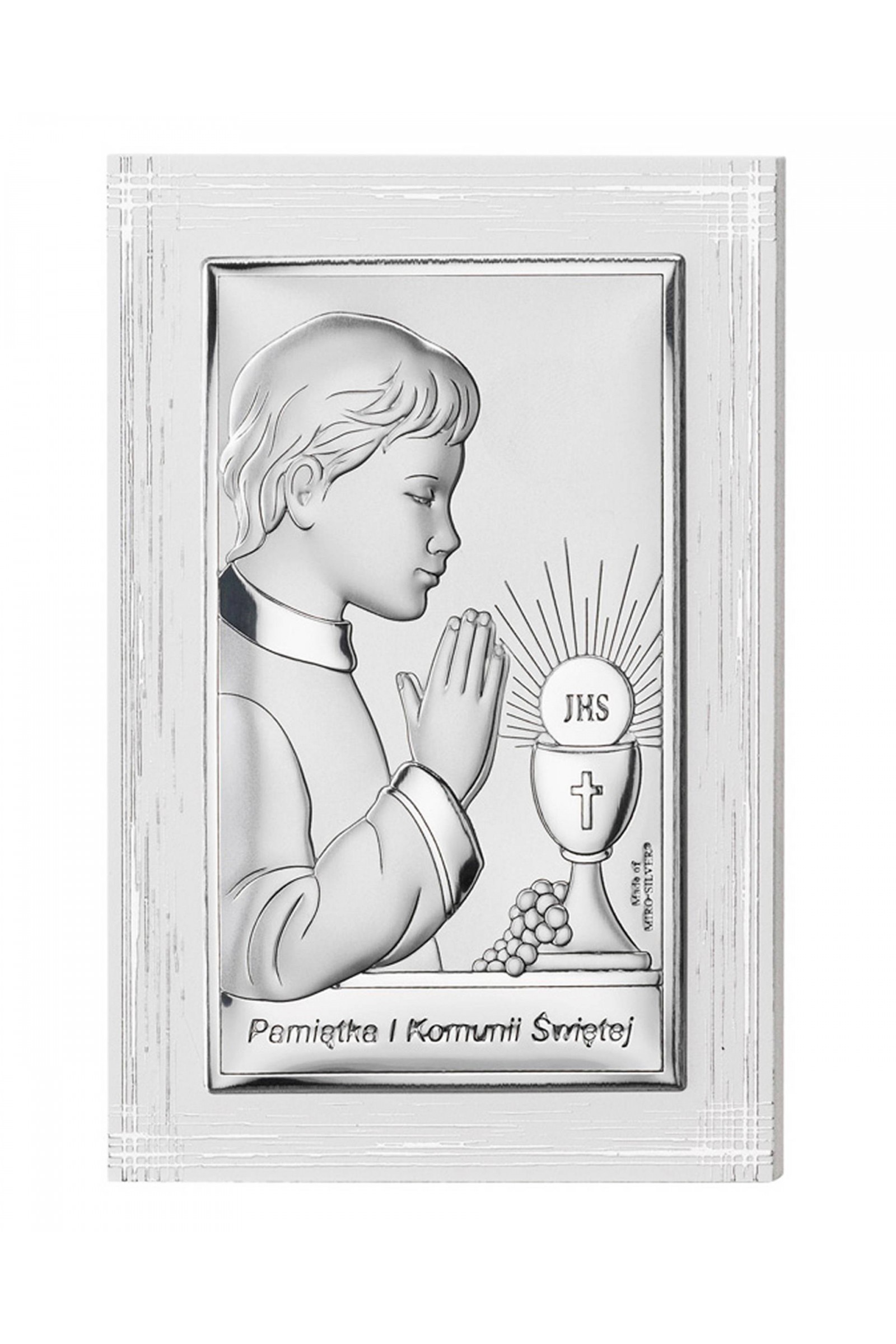 Obrazek na pamiątkę I Komunii Św. z chłopczykiem - obraz 0