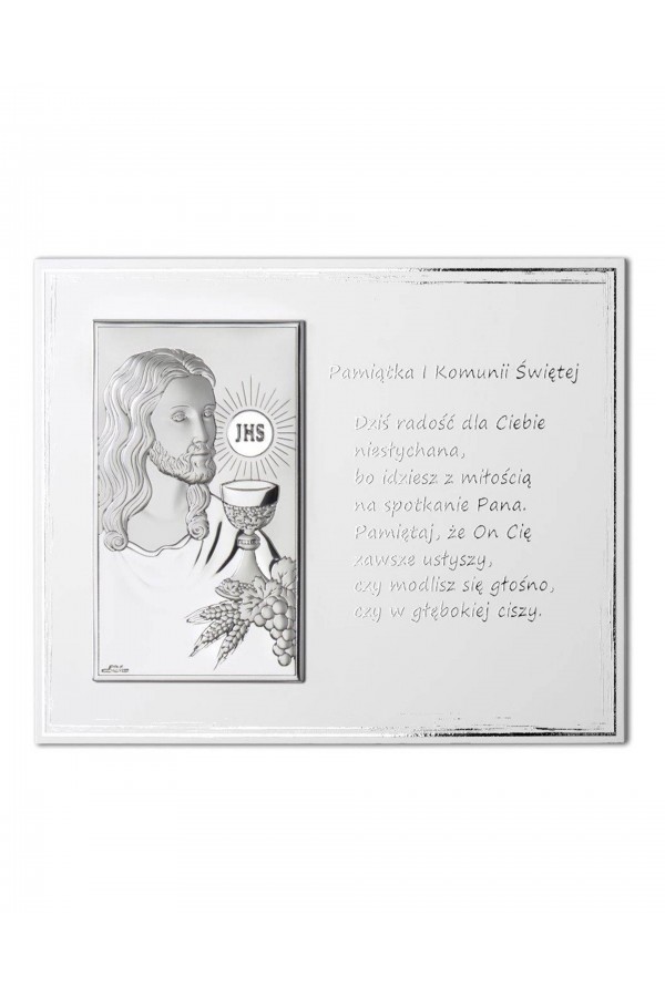 Obrazek na pamiątkę I Komunii Św. z Jezusem