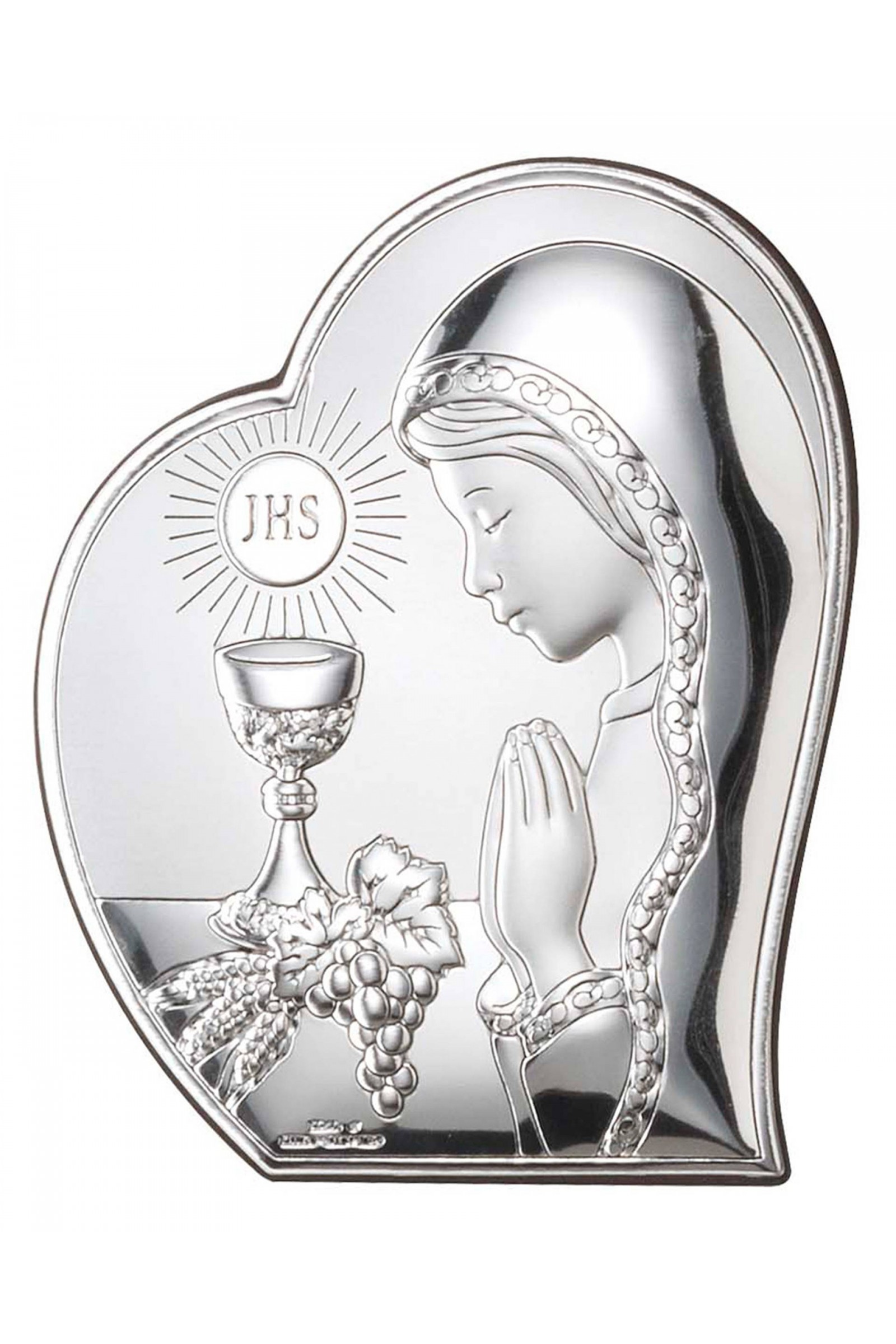 Obrazek na pamiątkę I Komunii Św. z dziewczynką w 'sercu' - obraz 0