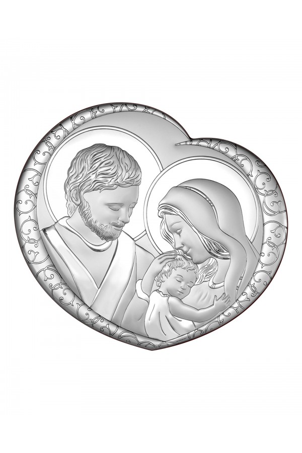 Obrazek z wizerunkiem Św. Rodziny w 'sercu'