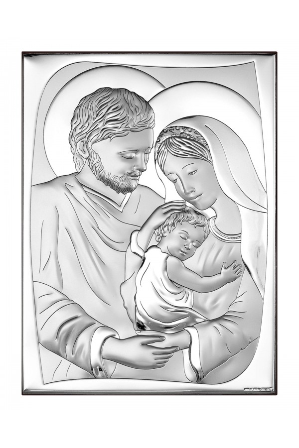 Obrazek z wizerunkiem Św. Rodziny, prostokątny