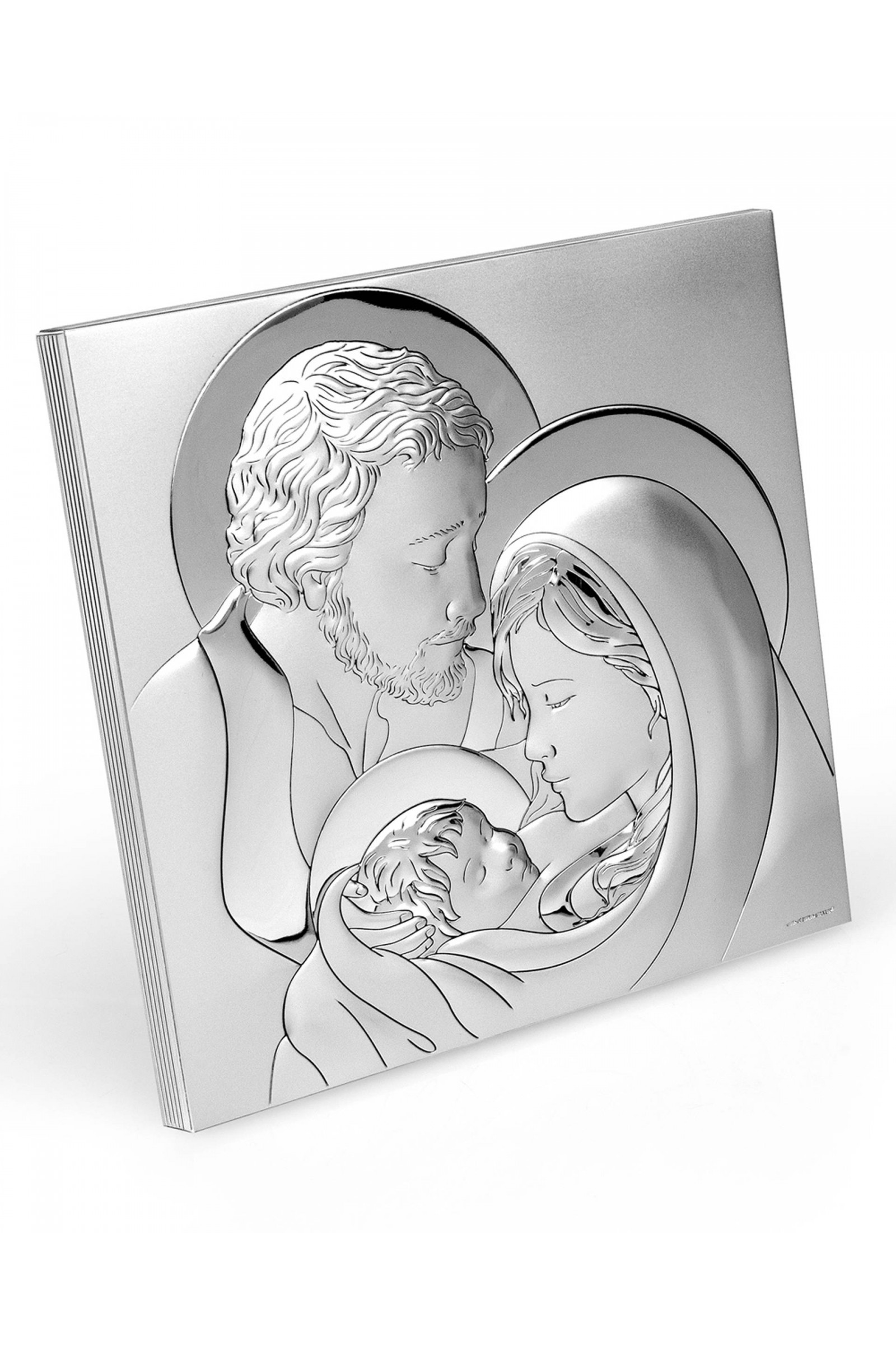 Obrazek z wizerunkiem Św. Rodziny, kwadratowy z zagiętymi rantami - obraz 0