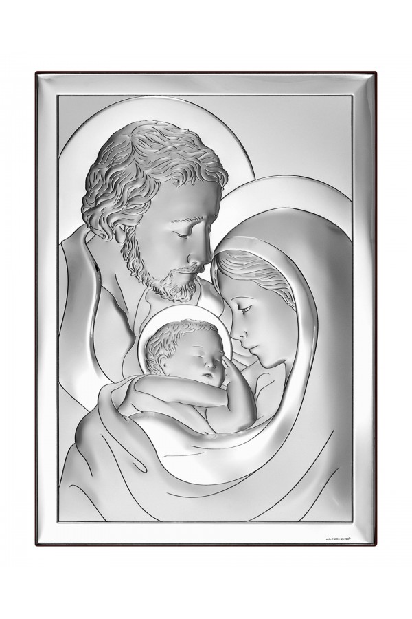 Obrazek z wizerunkiem Św. Rodziny, prostokątny