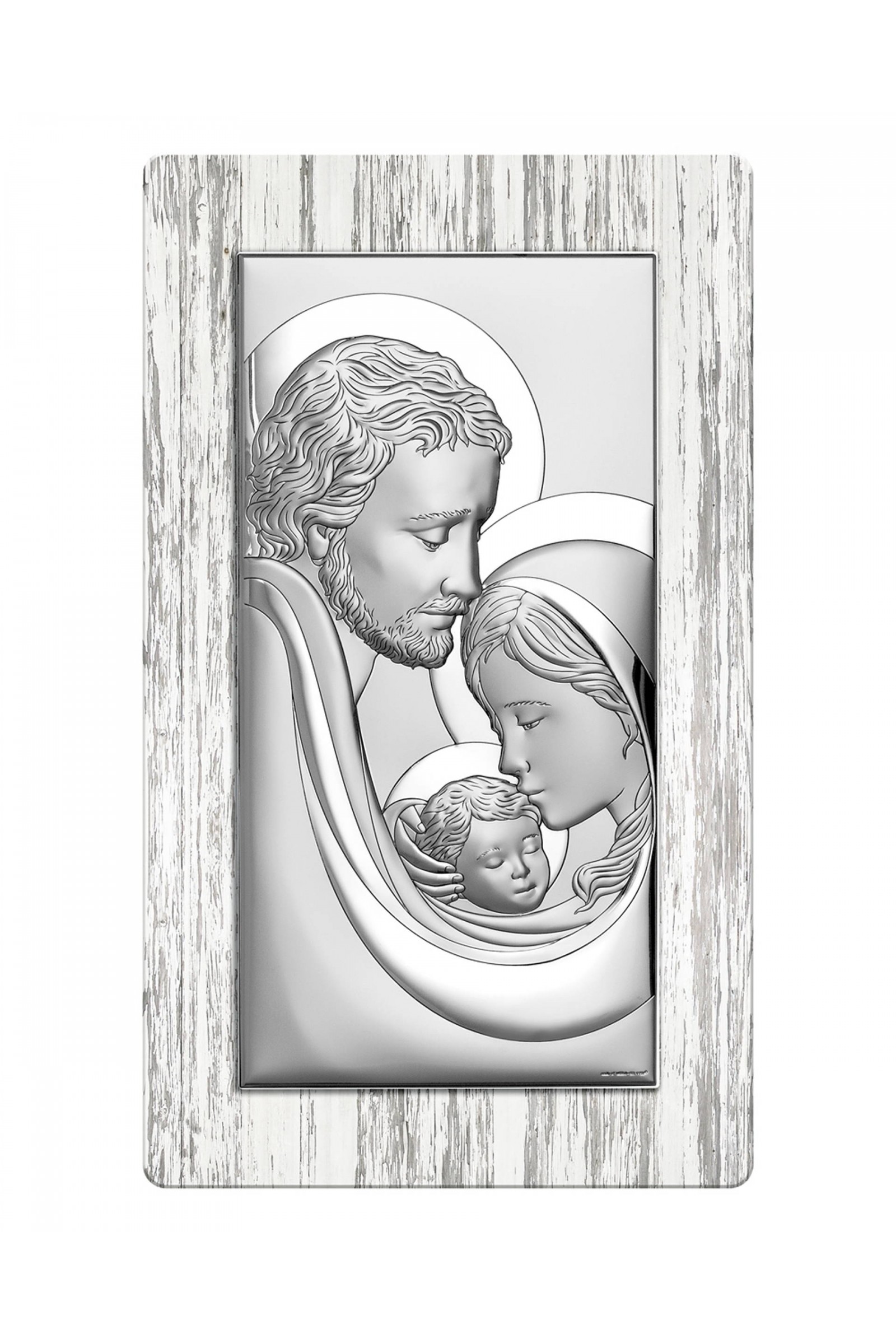 Obrazek z wizerunkiem Św. Rodziny, prostokątny, na drewnie - obraz 0