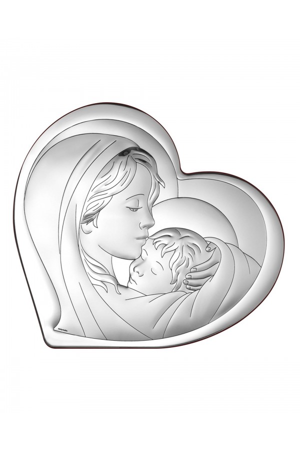 Obrazek z wizerunkiem Matki Bożej w 'sercu'