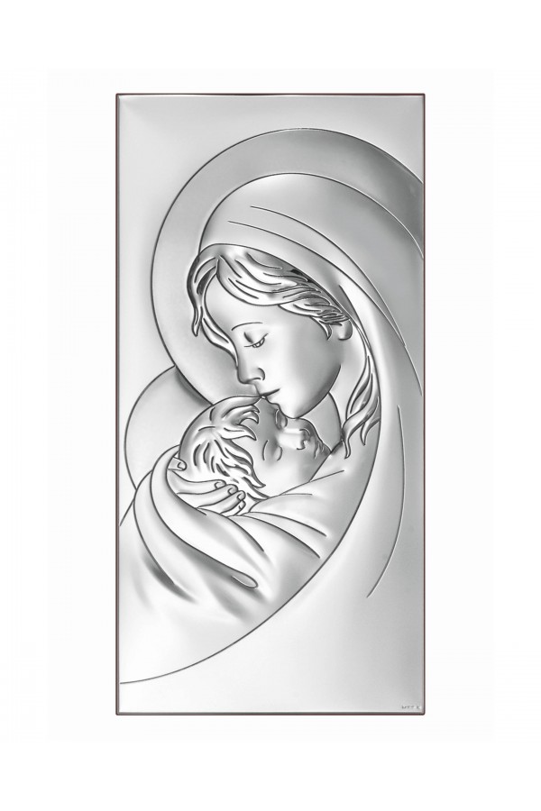 Obrazek z wizerunkiem Matki Bożej, prostokątny