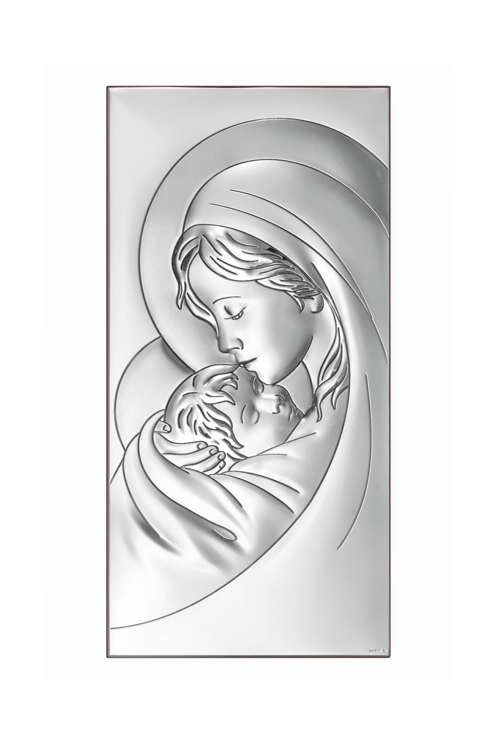 Obrazek z wizerunkiem Matki Bożej, prostokątny - obraz 0