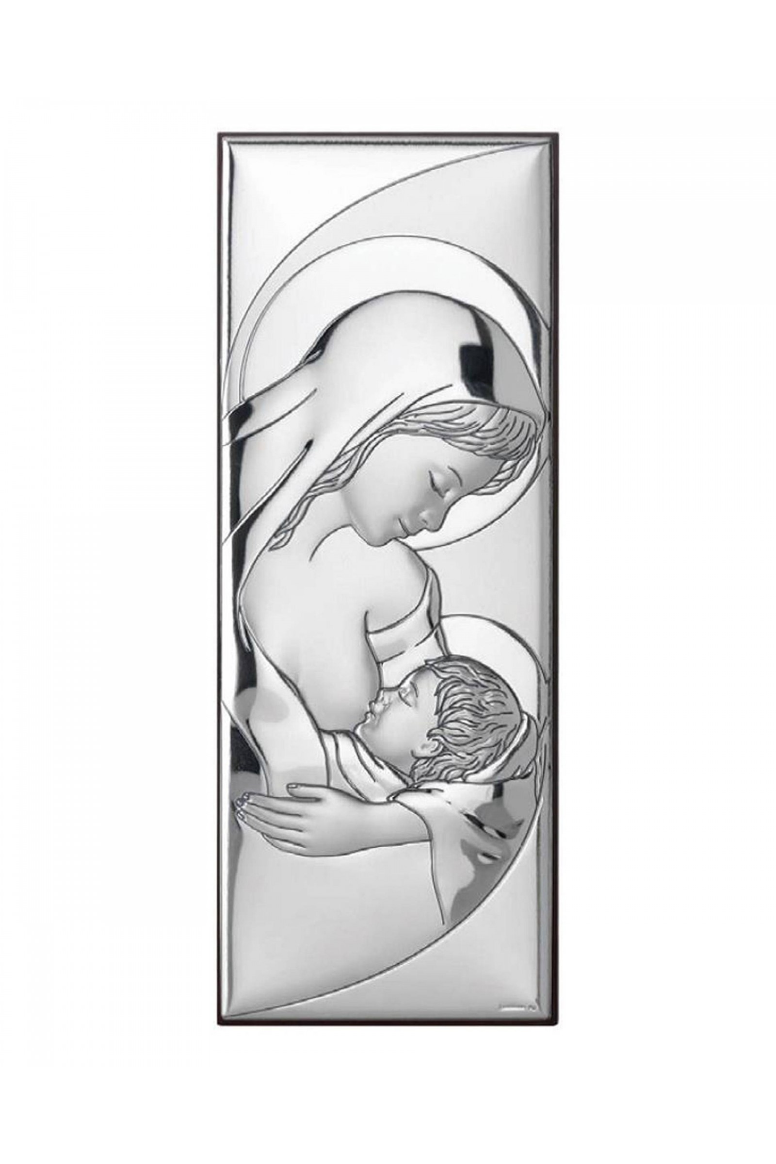 Obrazek z wizerunkiem Matki Bożej Karmiącej w prostokącie - obraz 0