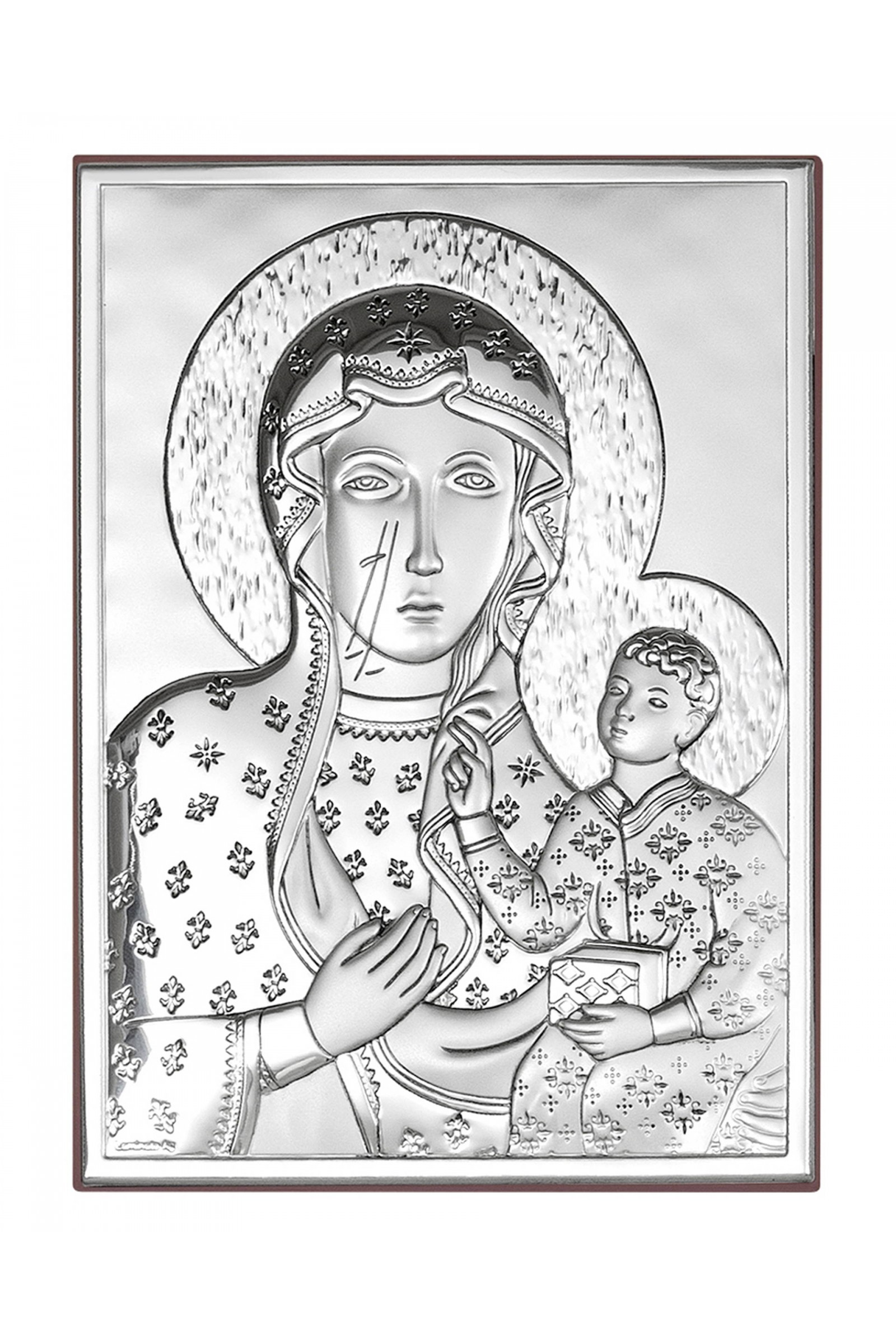 Obrazek z wizerunkiem Matki Bożej Częstochowskiej, prostokątny - obraz 0