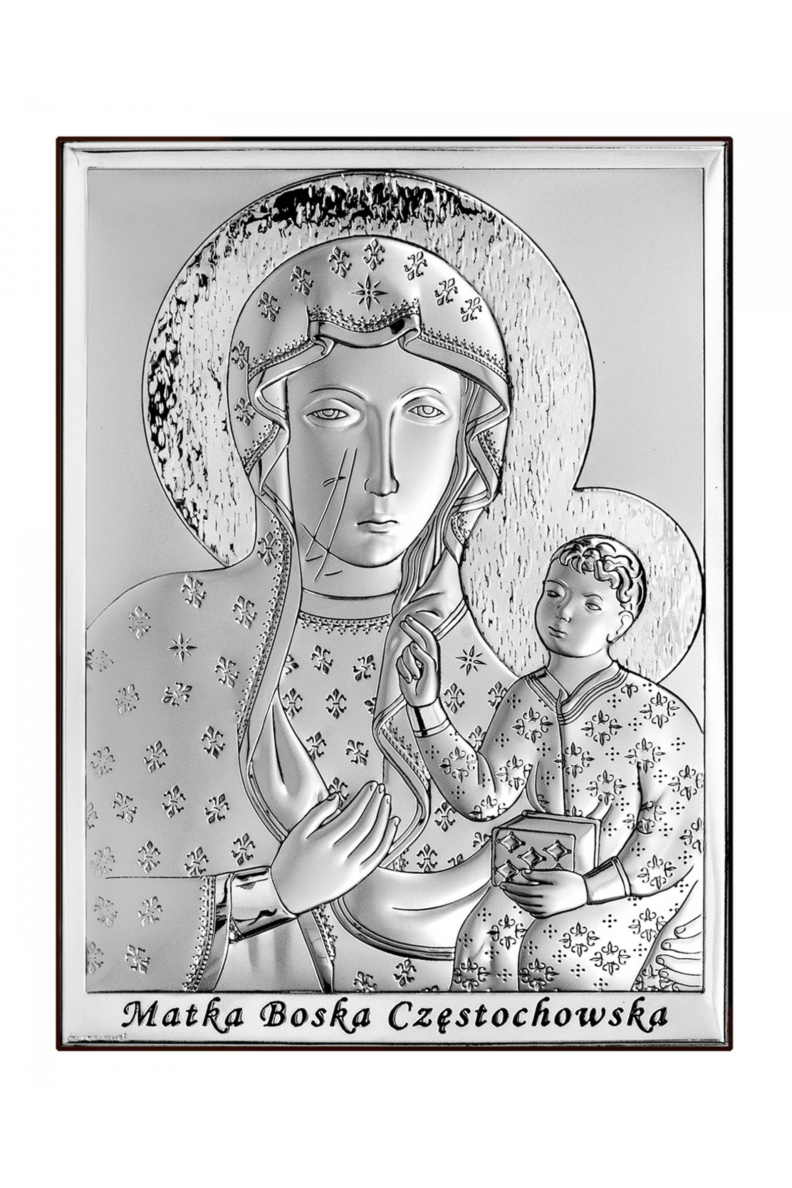Obrazek z wizerunkiem Matki Bożej Częstochowskiej z podpisem - obraz 0