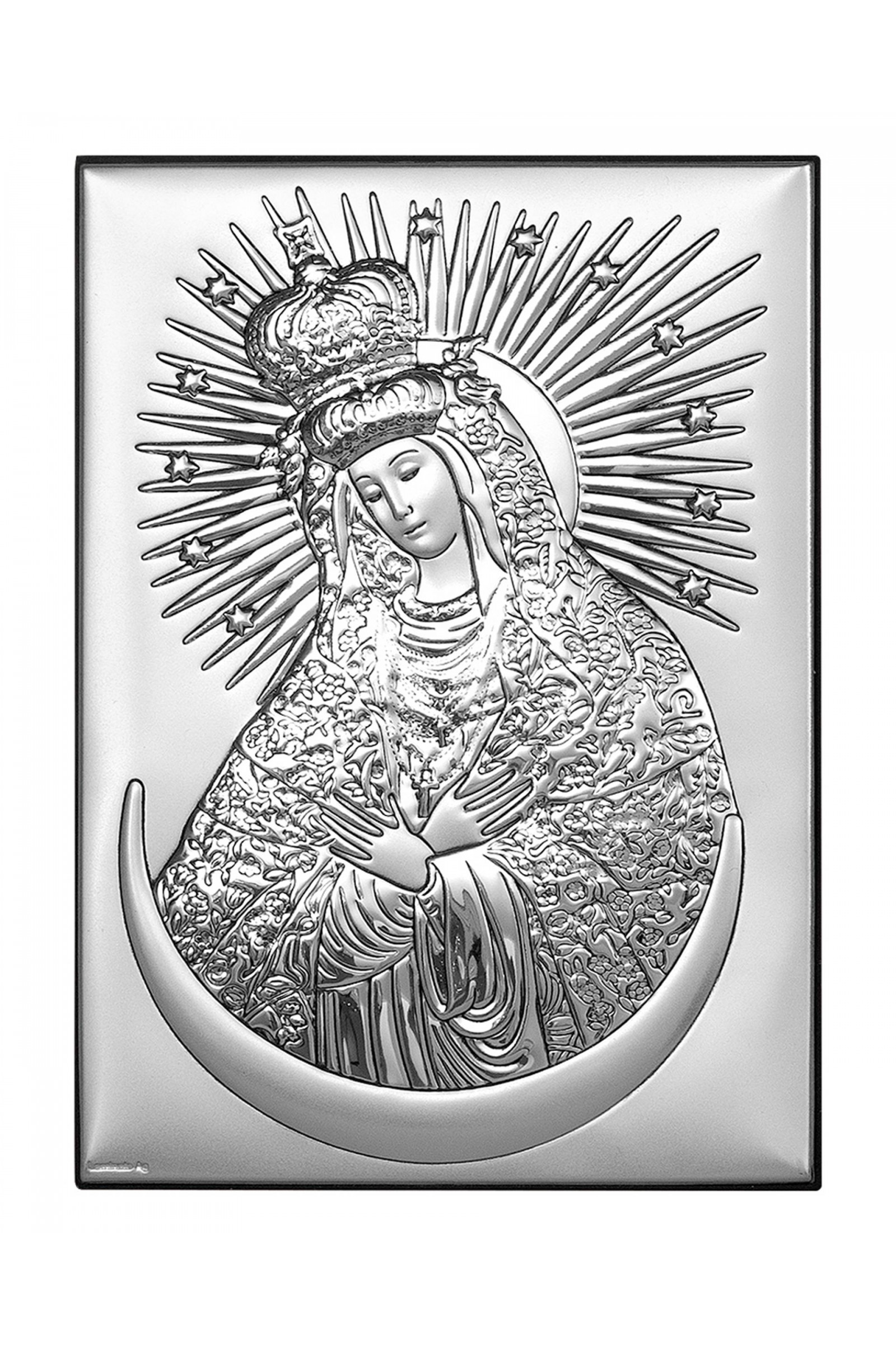 Obrazek z wizerunkiem Matki Bożej Ostrobramskiej, prostokątny - obraz 0