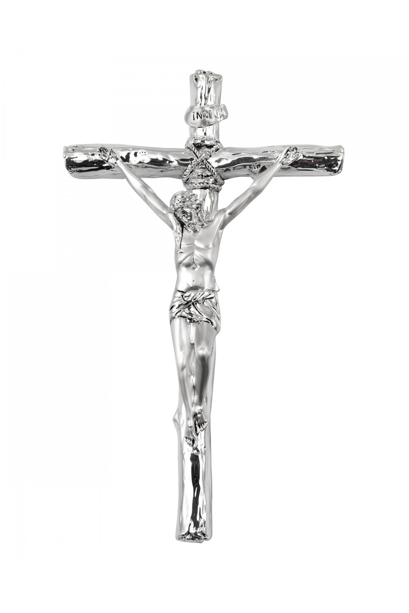 Krzyż klasyczny srebrny - obraz 0