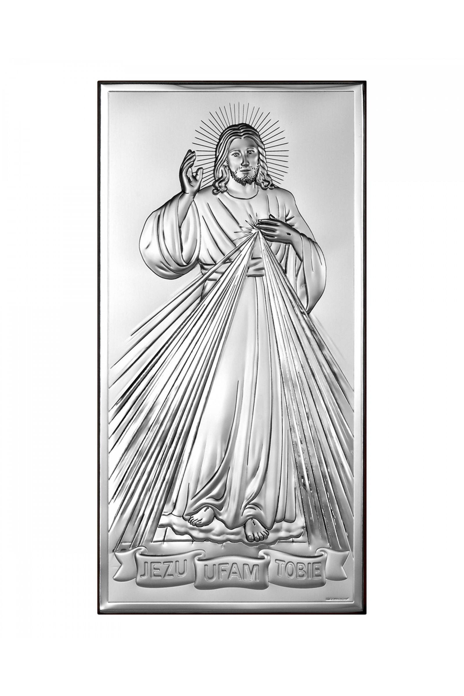 Obrazek z wizerunkiem Jezu Ufam Tobie, prostokątny - obraz 0