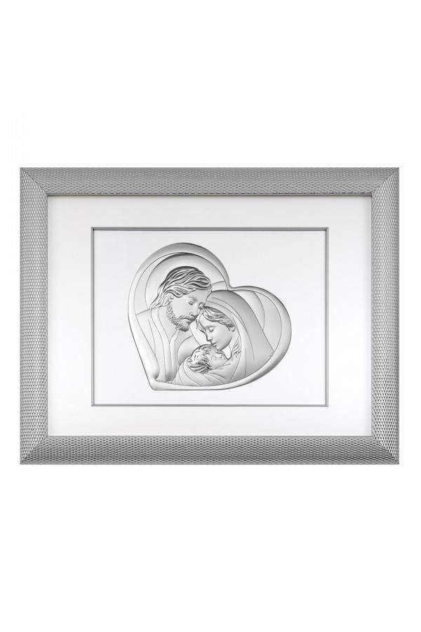 Obraz z wizerunkiem Św. Rodziny 6432 w ramie za szkłem