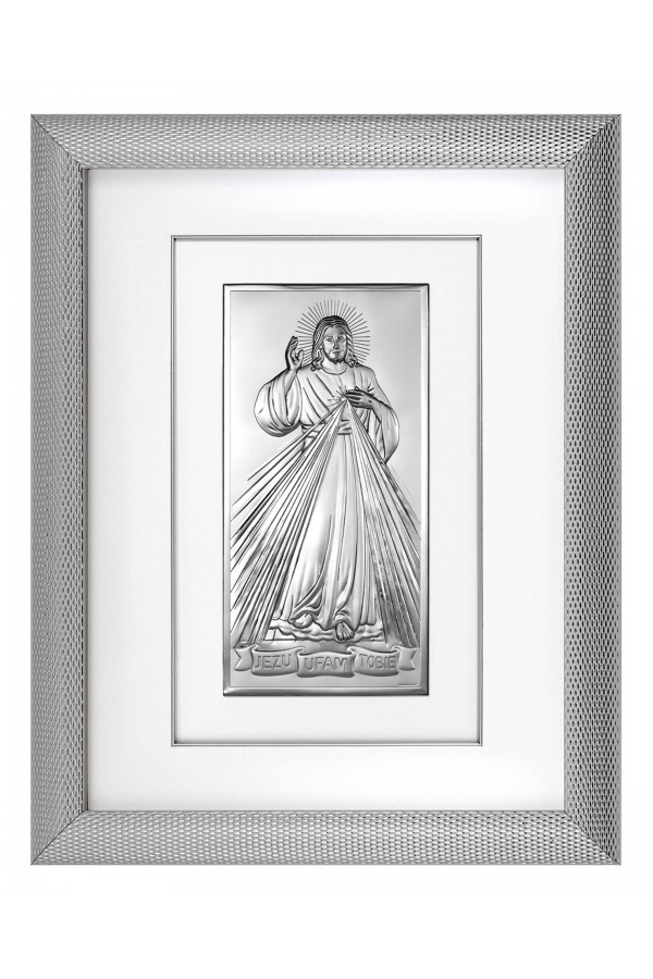 Obraz z wizerunkiem Św. Rodziny 6443 w ramie za szkłem