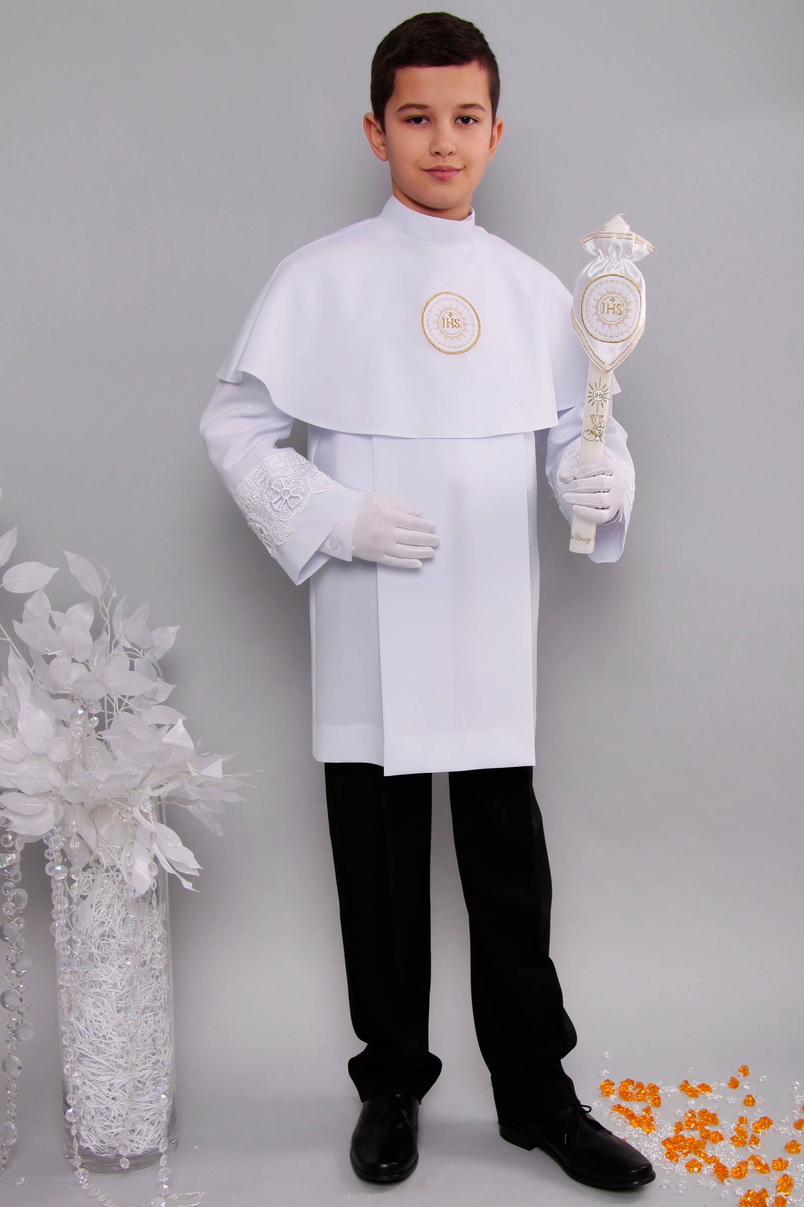 Alba komunijna z gipiurą 3g/AK1 - krótka - obraz 1