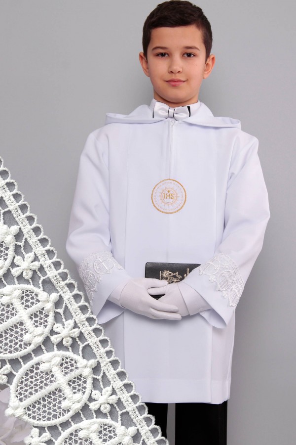 Alba komunijna z gipiurą 2kg/AK2 - krótka