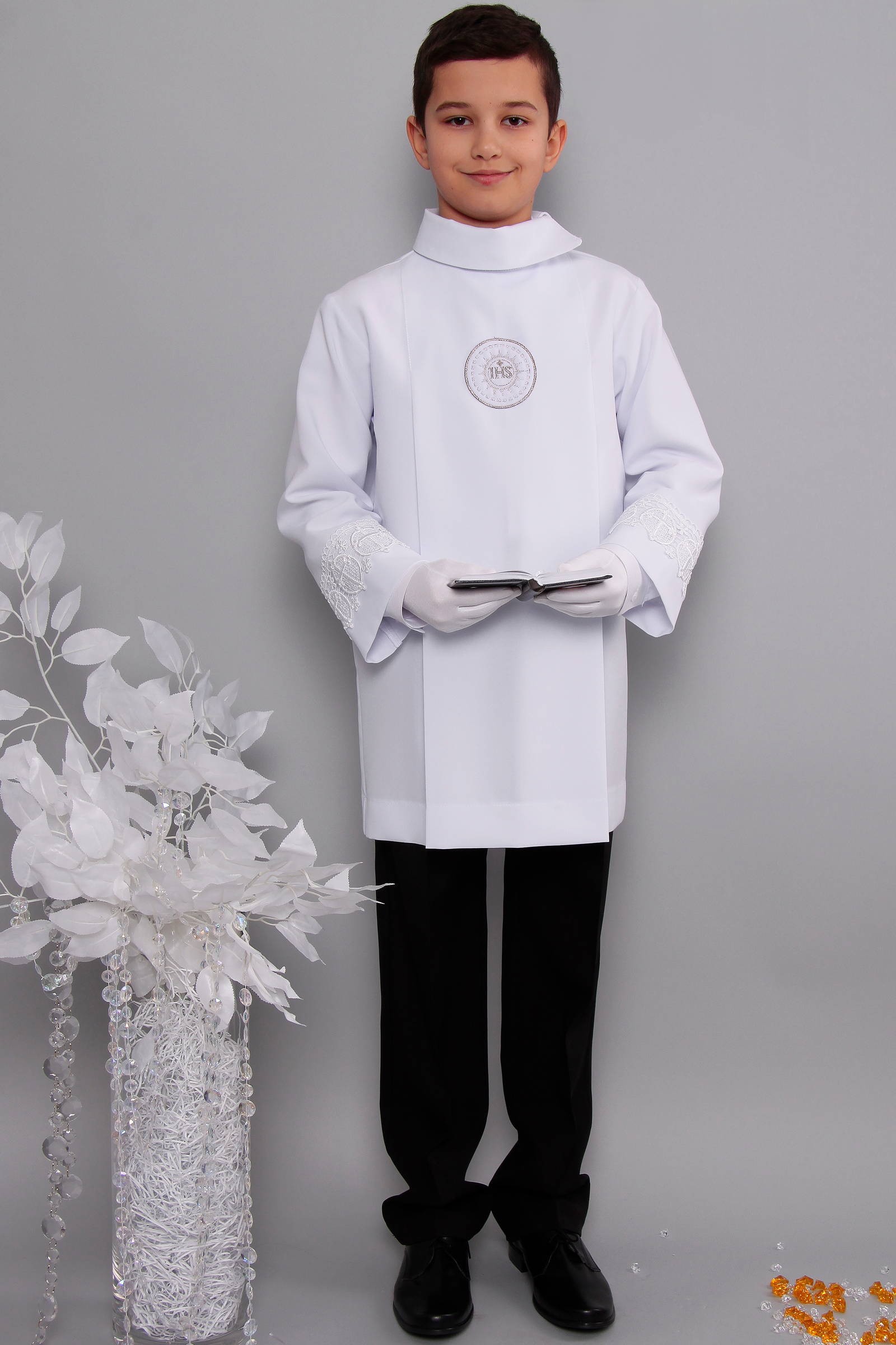 Alba komunijna z gipiurą 2wg/AK2 - krótka - obraz 1