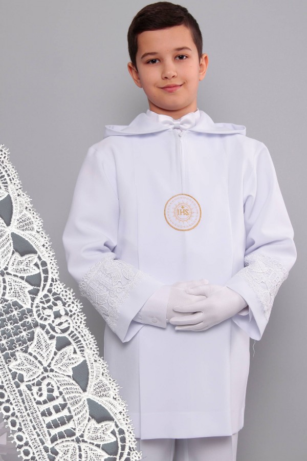 Alba komunijna z gipiurą 2kg/AK3 - krótka