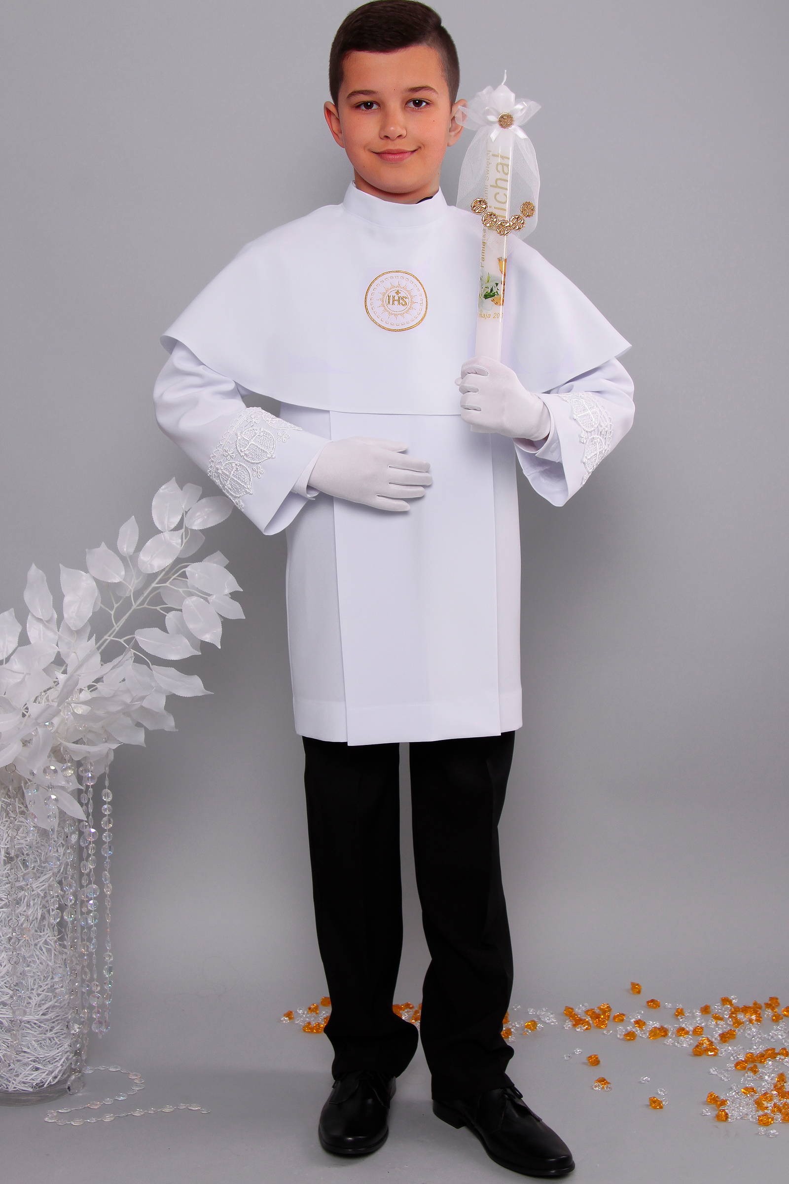 Alba komunijna z gipiurą 3g/AK2 - krótka - obraz 1