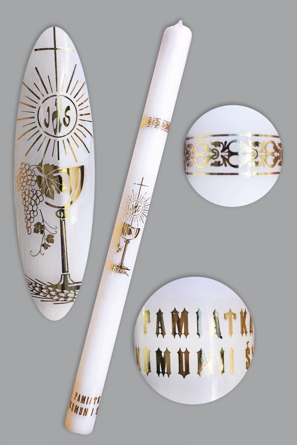 Świeca komunijna KN6