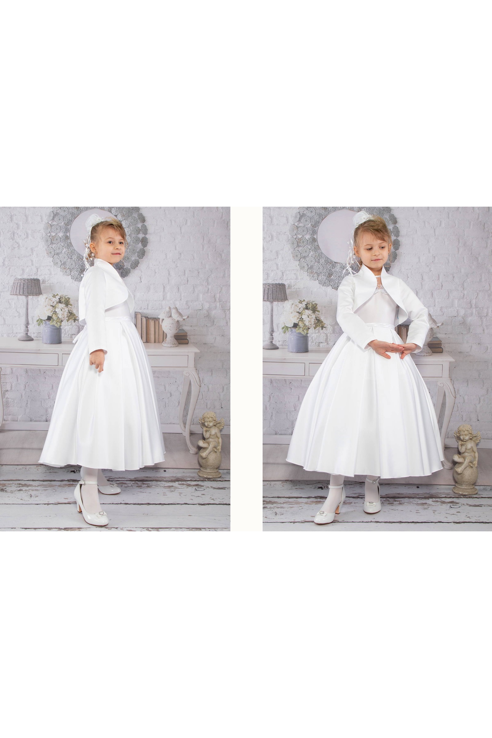 Elegancka sukienka komunijna T8/EL - obraz 6