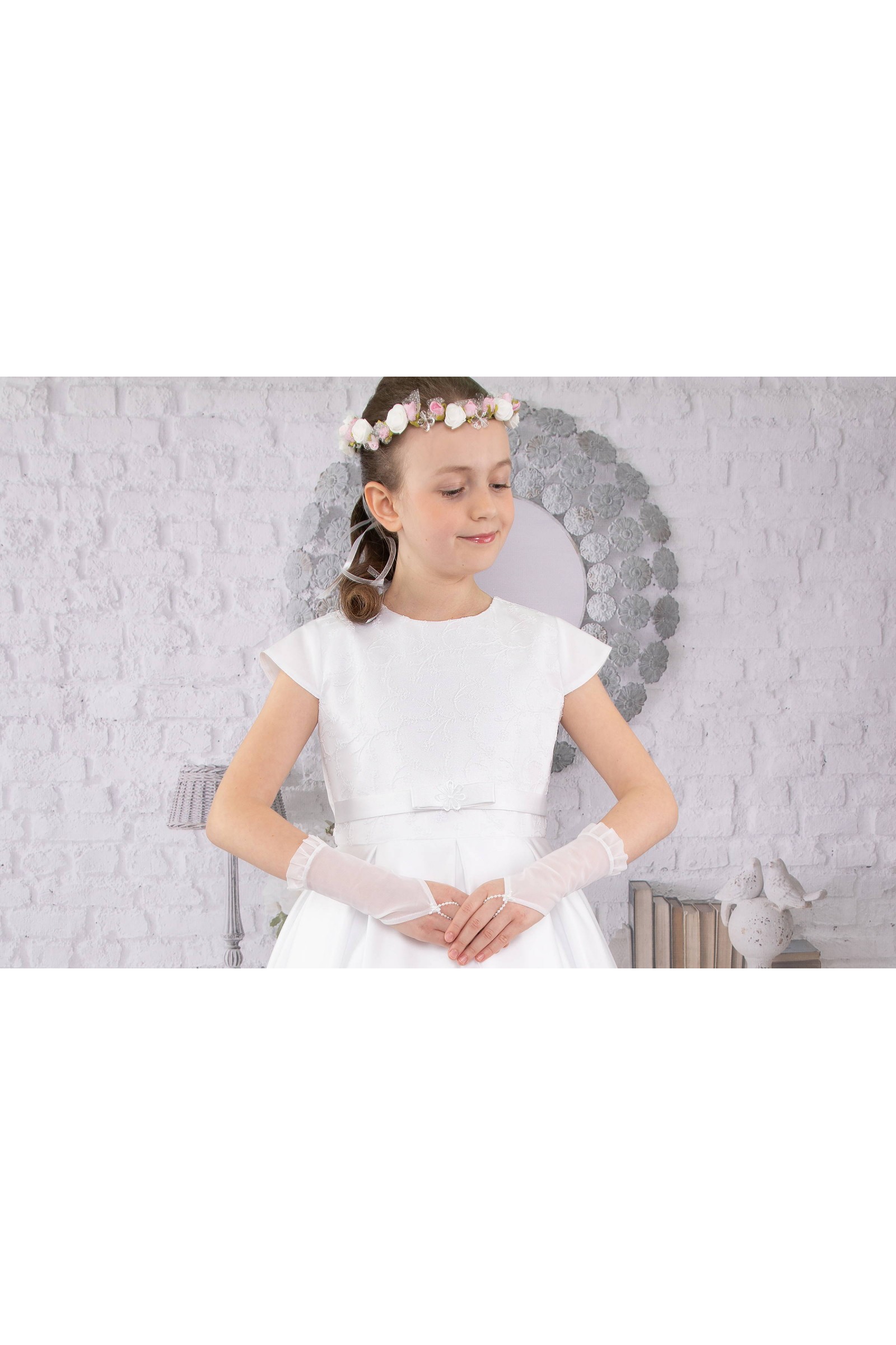 Elegancka sukienka komunijna T11/EL - obraz 1