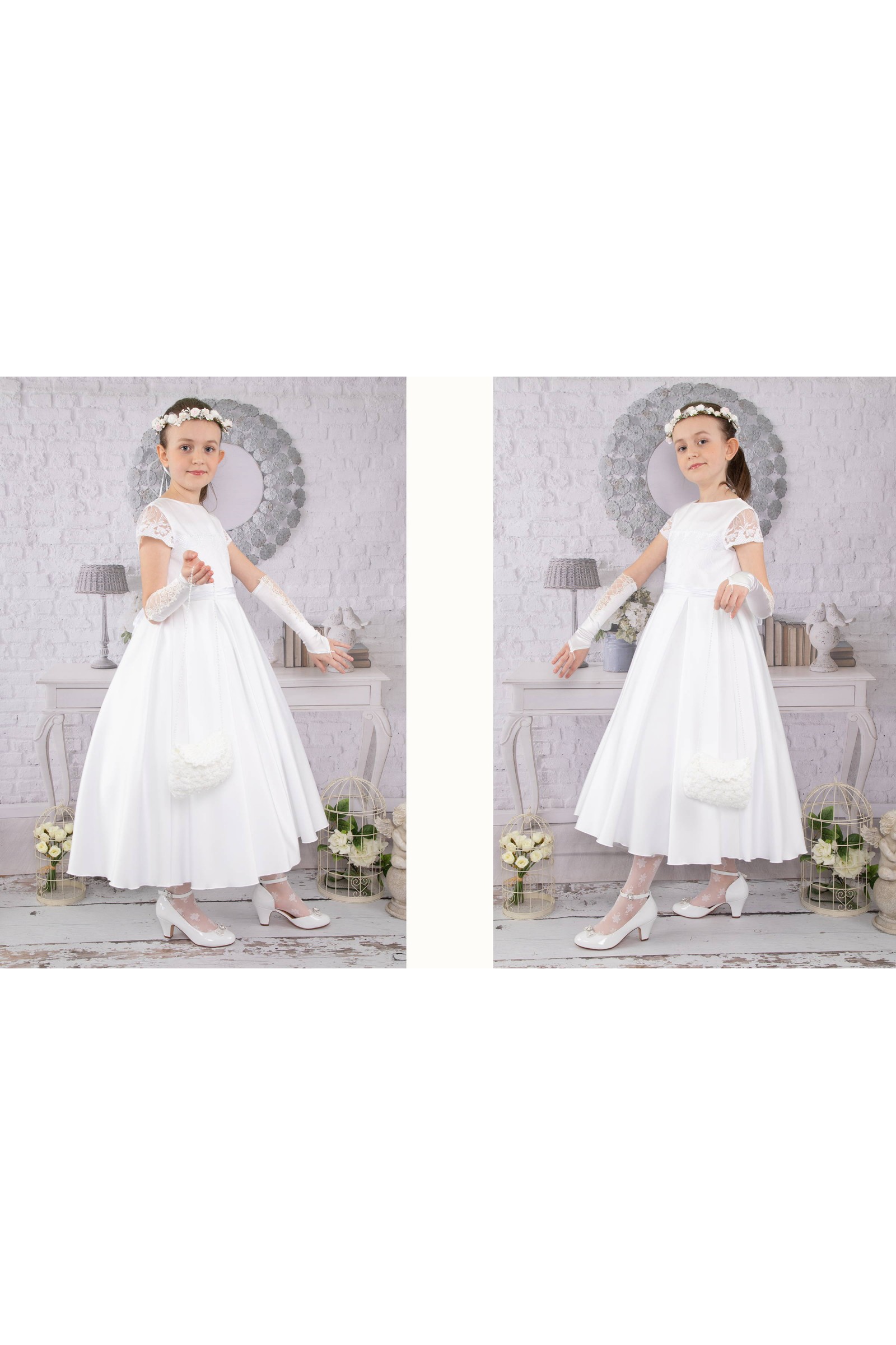 Elegancka sukienka komunijna T10/EL - obraz 3