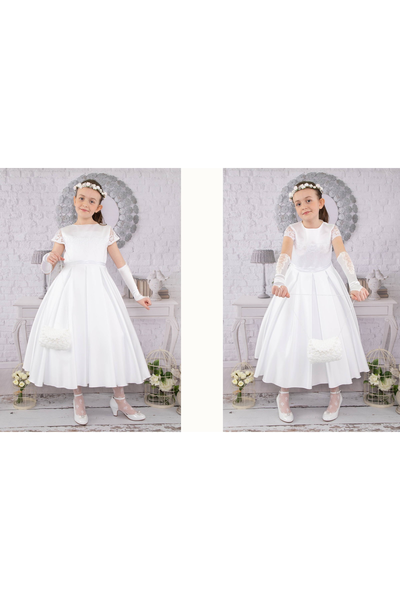 Elegancka sukienka komunijna T10/EL - obraz 2