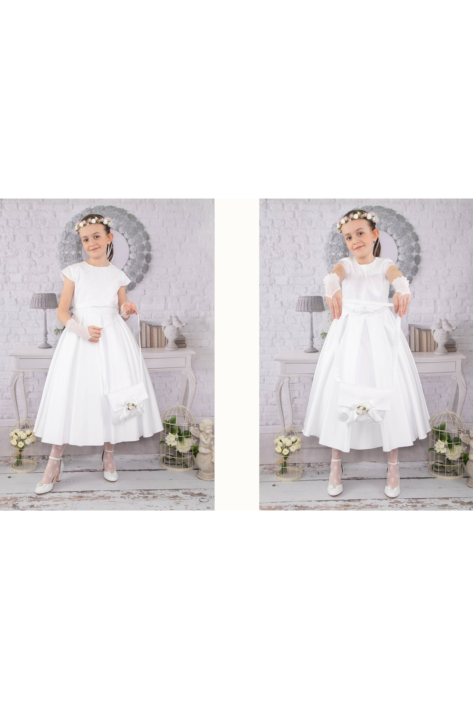 Elegancka sukienka komunijna T11/EL - obraz 2